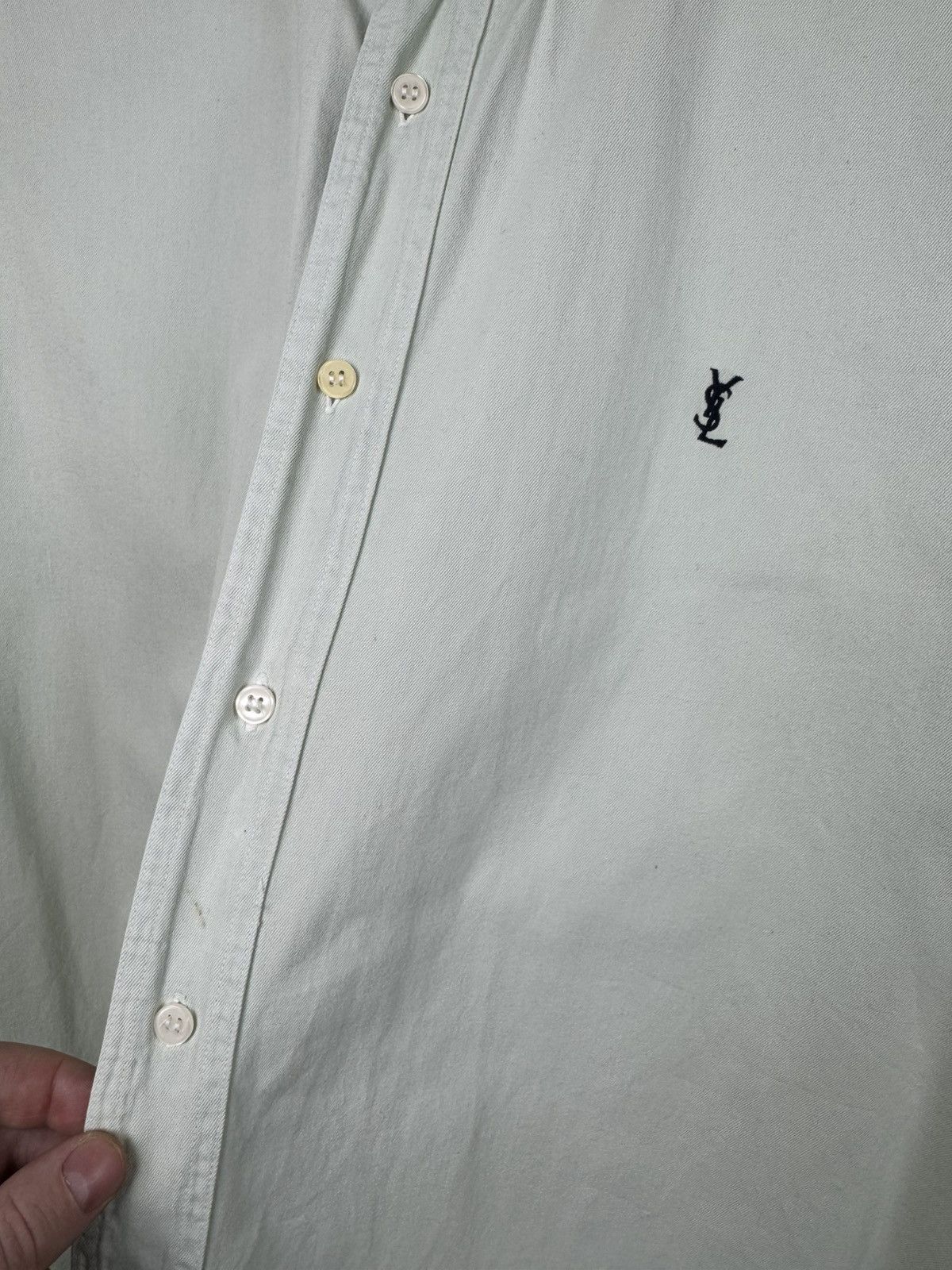 Japanese Brand Vintage Style Ysl Yves Saint Laurent Long-sleeved shirt Size US XL / EU 56 / 4 - 8 Thumbnail