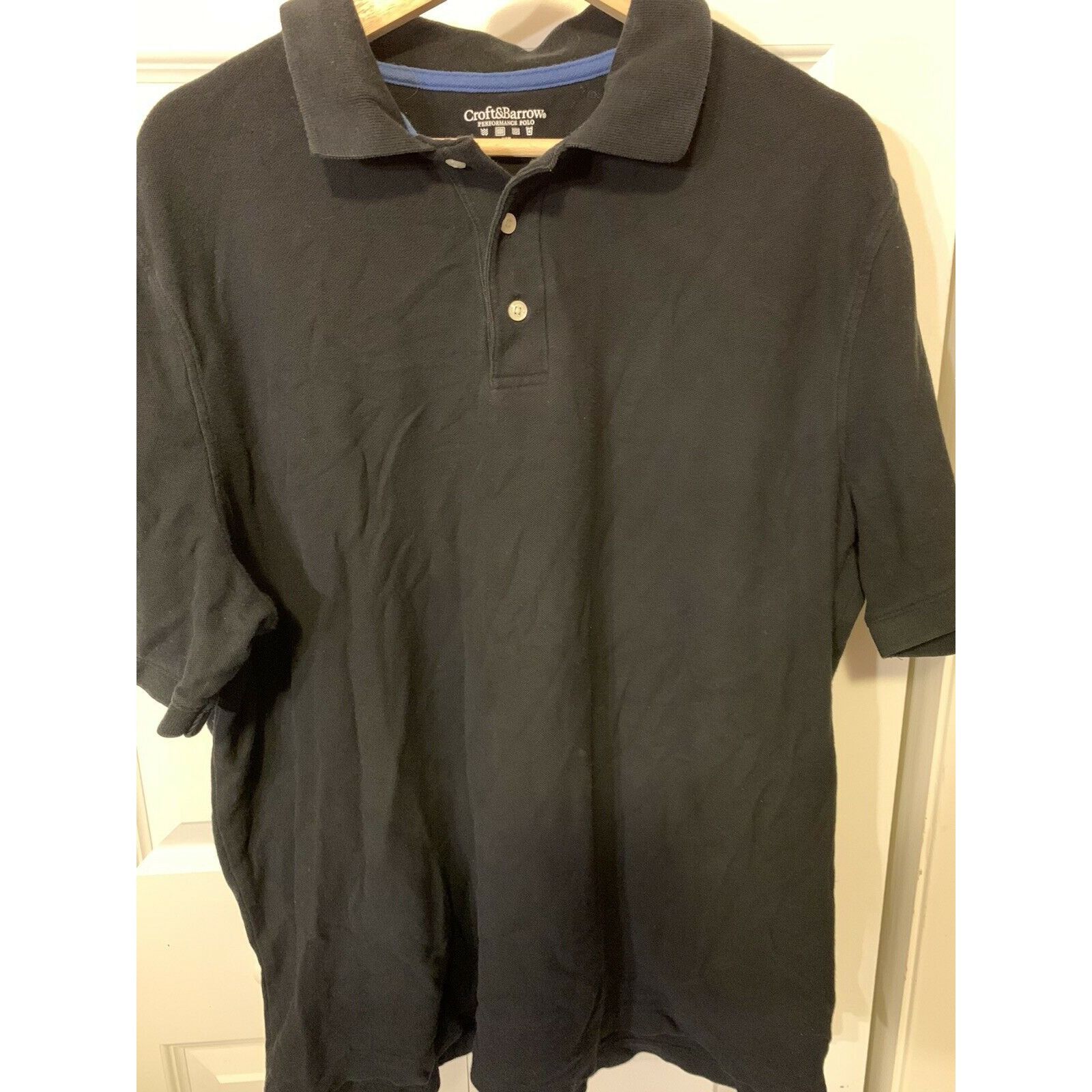 Croft & Barrow Croft and Barrow Performance Polo Sz XL Black Faded Size US XL / EU 56 / 4 - 5 Thumbnail