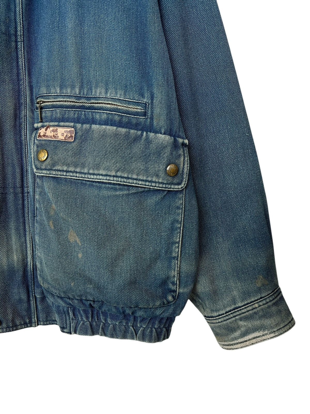 Burberry Vintage Burberrys Sunfaded Distressed Denim Jacket Size US L / EU 52-54 / 3 - 11 Thumbnail