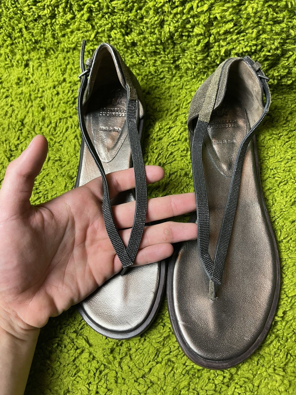 Brunello Cucinelli Brunello Cucinelli luxury sandals Size US 9.5 / IT 39.5 - 3 Thumbnail