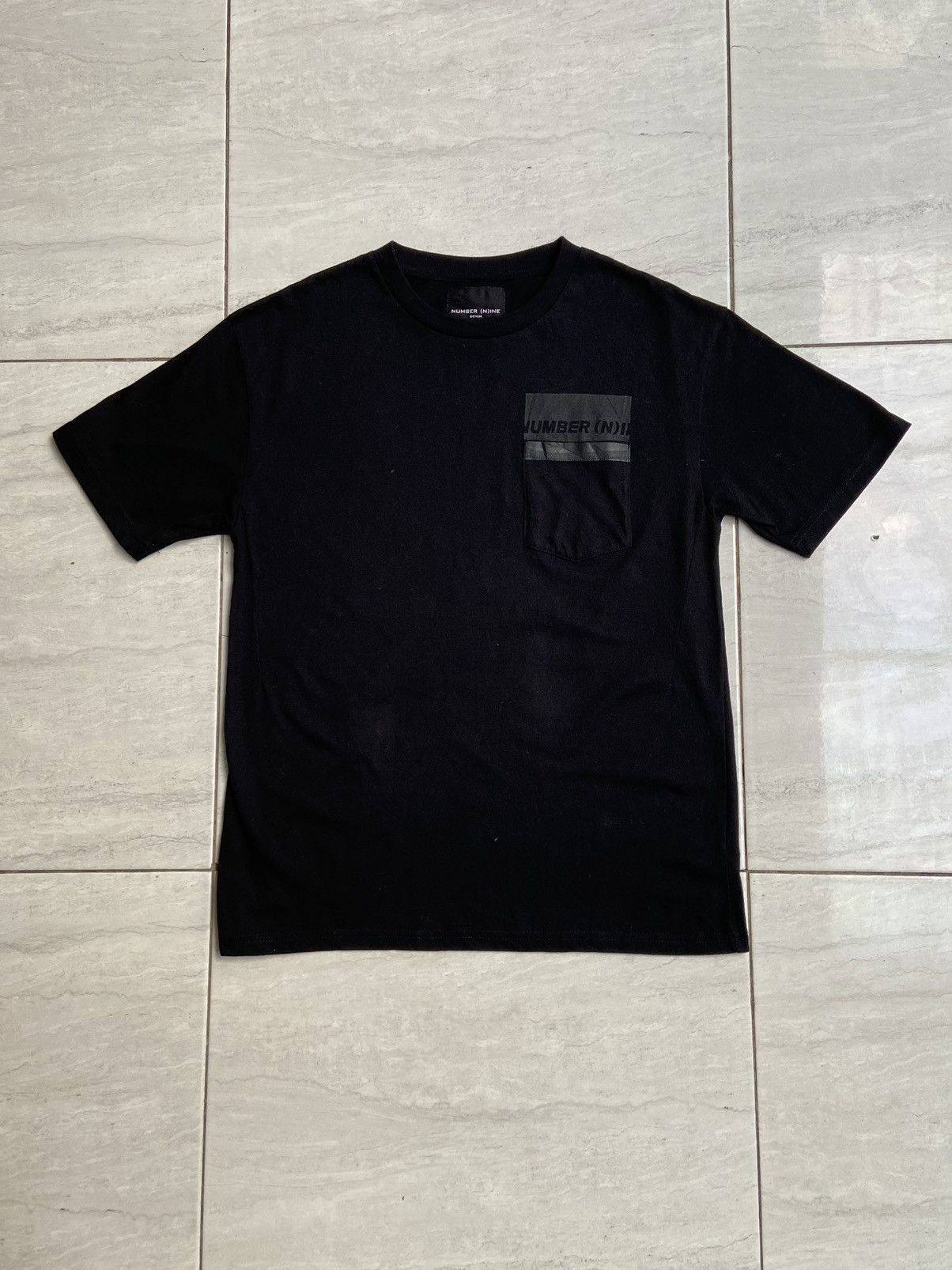 Number (N)ine NUMBER NINE Black T-Shirt Size US S / EU 44-46 / 1 - 1 Thumbnail