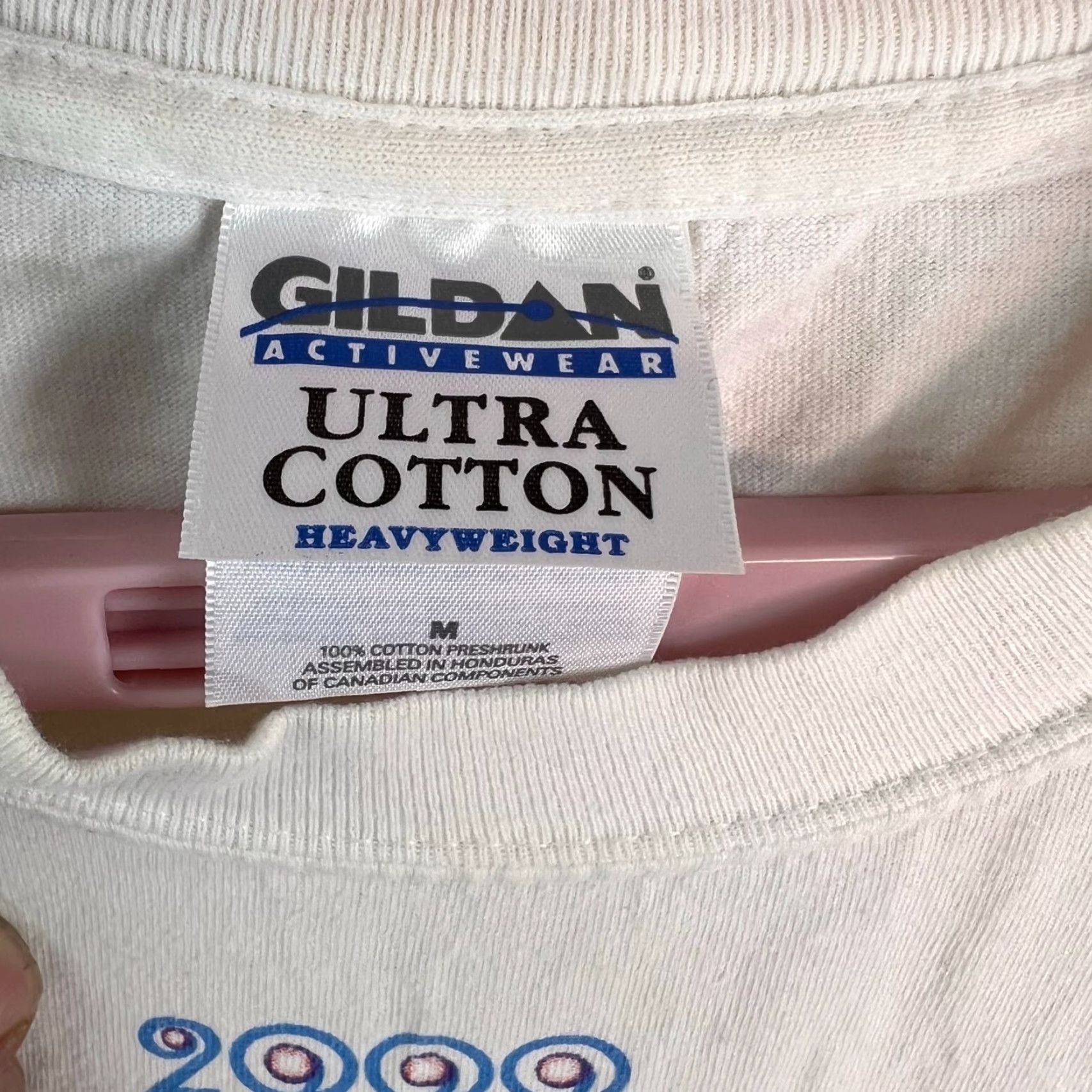 Gildan VINTAGE 2000 Gildan National Street Rod Association T-Shirt Mens Medium White Graphic Size US M / EU 48-50 / 2 - 3 Thumbnail