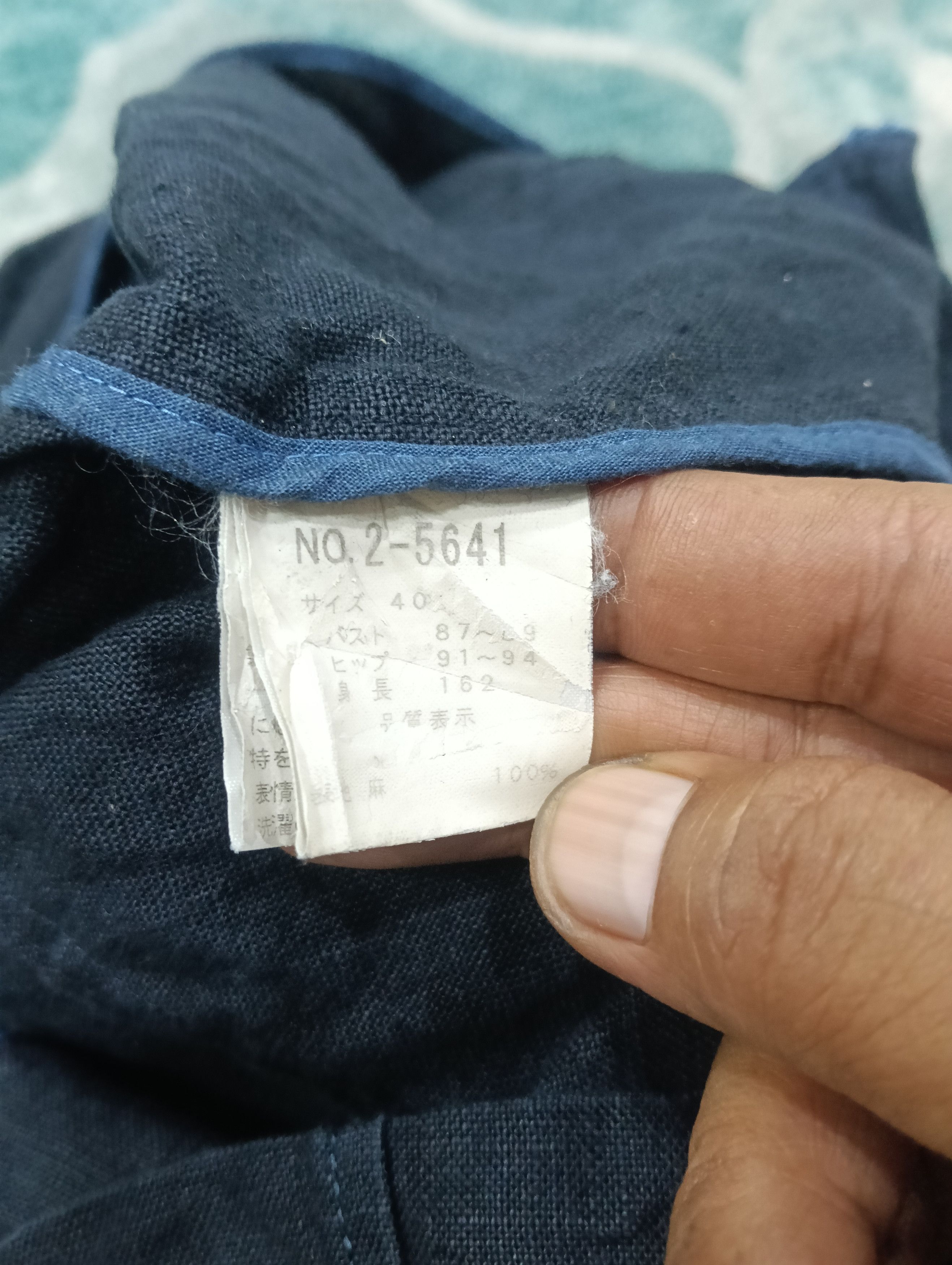 Japanese Brand × Vintage Fou Forget Linen Jacket Japanese Brand Size S / US 4 / IT 40 - 6 Thumbnail