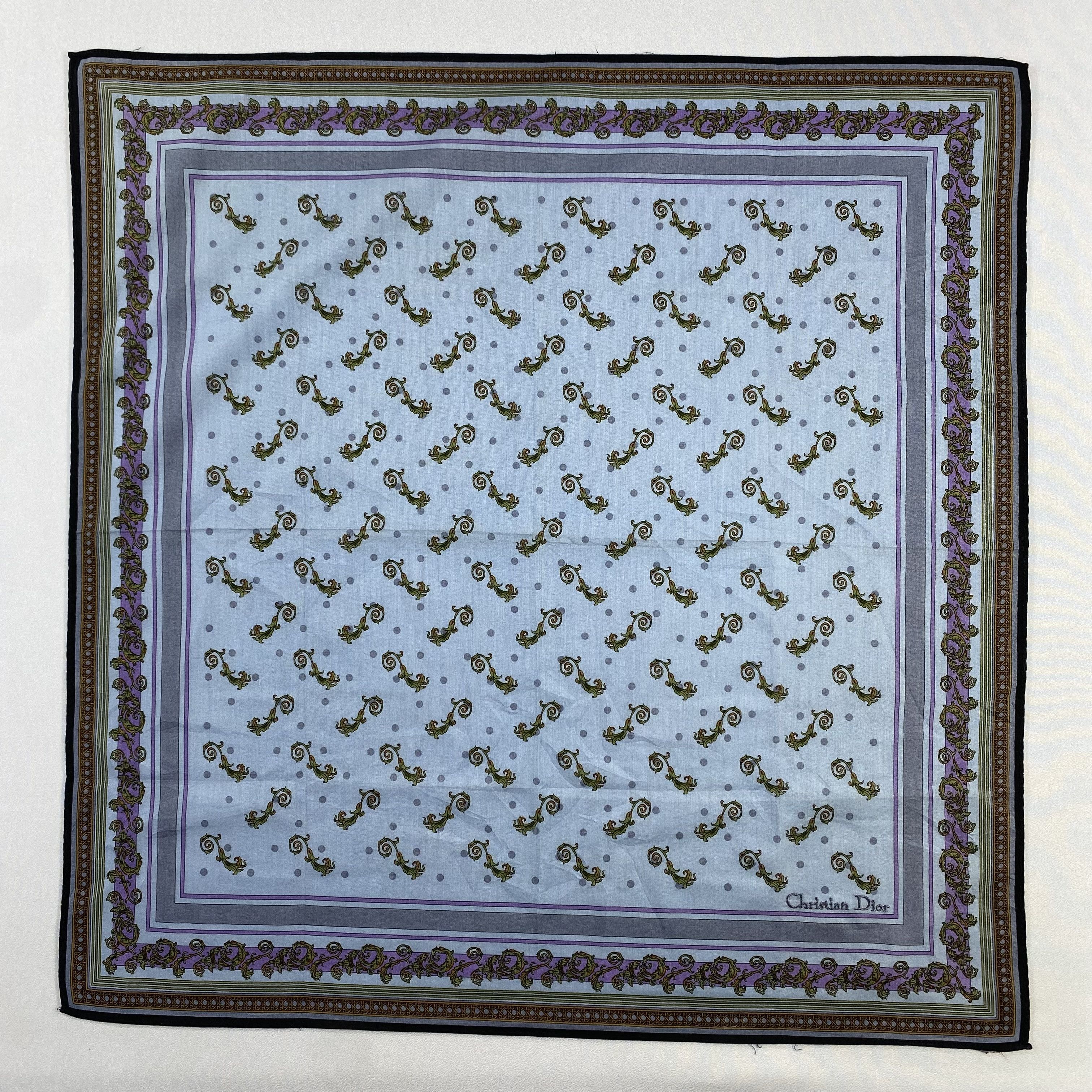 Vintage Christian Dior Monsieur Handkerchief / Neckerchief-P1170 Size ONE SIZE - 1 Thumbnail