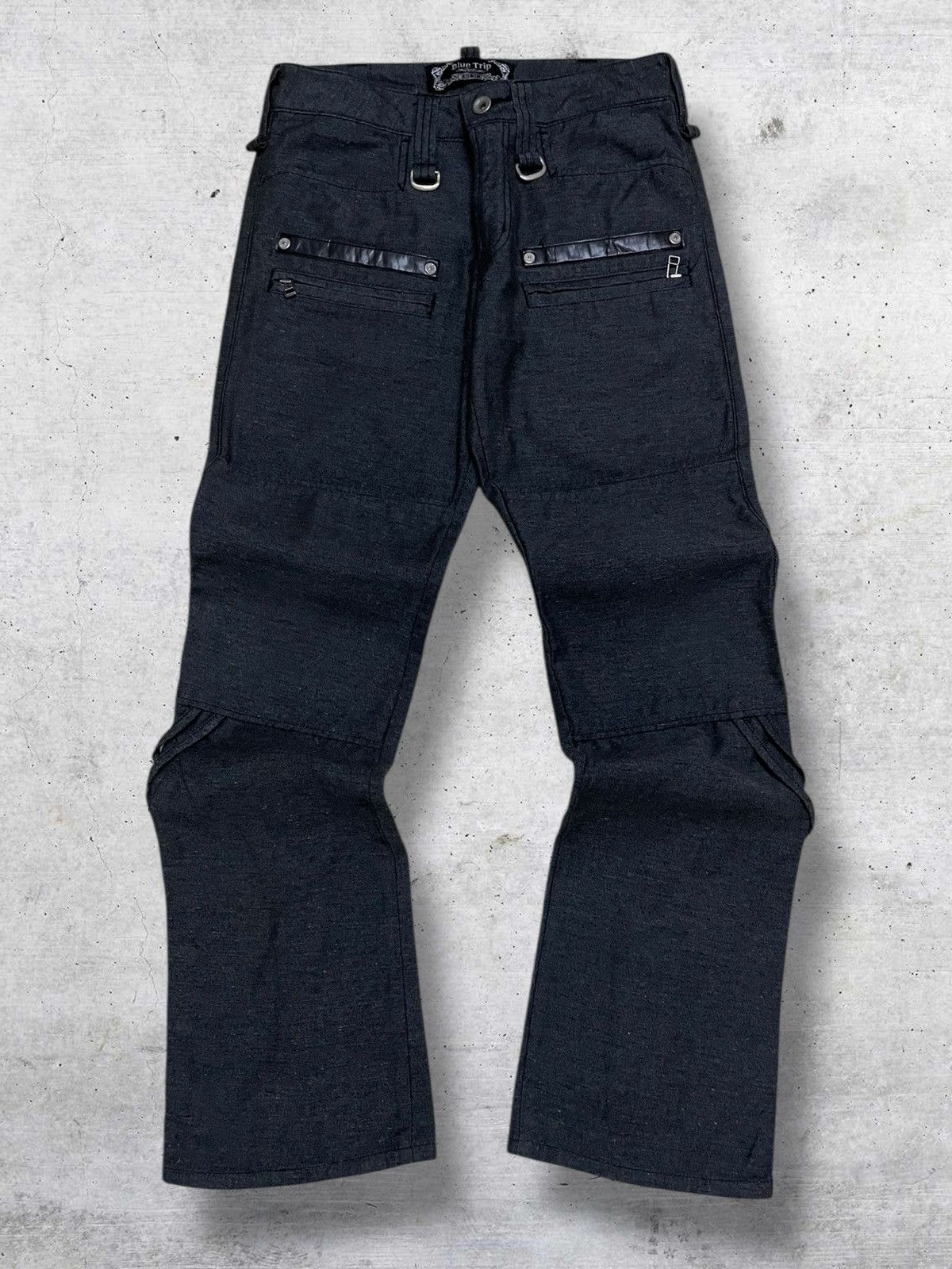 VINTAGE EDWIN BLUE TRIP 1990S DESIGNER PUNK STYLE BUSH PANT