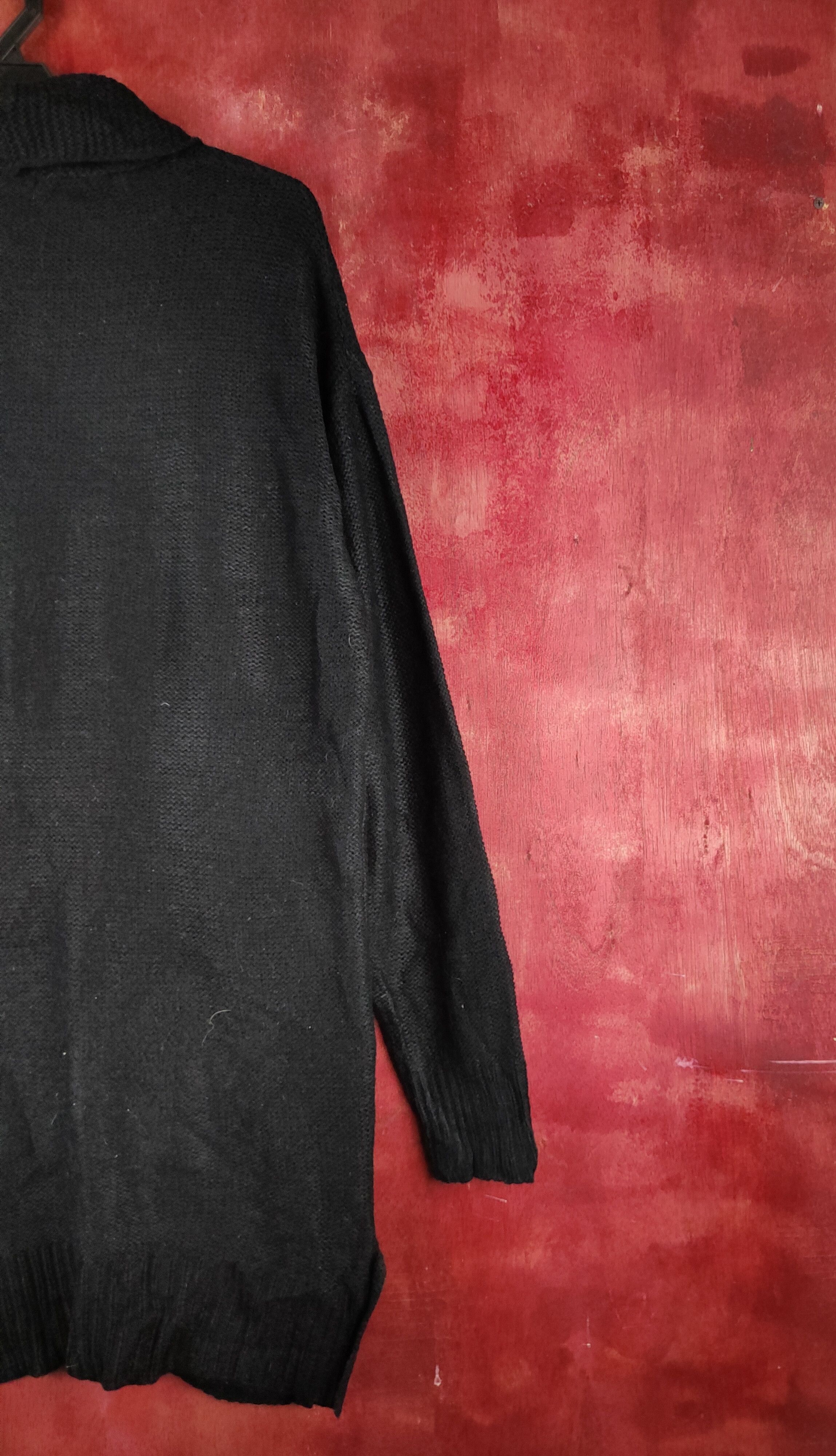 Japanese Brand Growth by Grail Black Knitwear Cardigan #S2349 Size US L / EU 52-54 / 3 - 8 Thumbnail