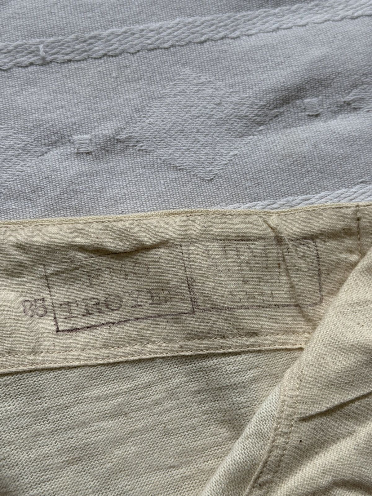 Vintage Vintage 1951 Dated French Military Underwear Thermal Pants Size US 34 / EU 50 - 8 Thumbnail