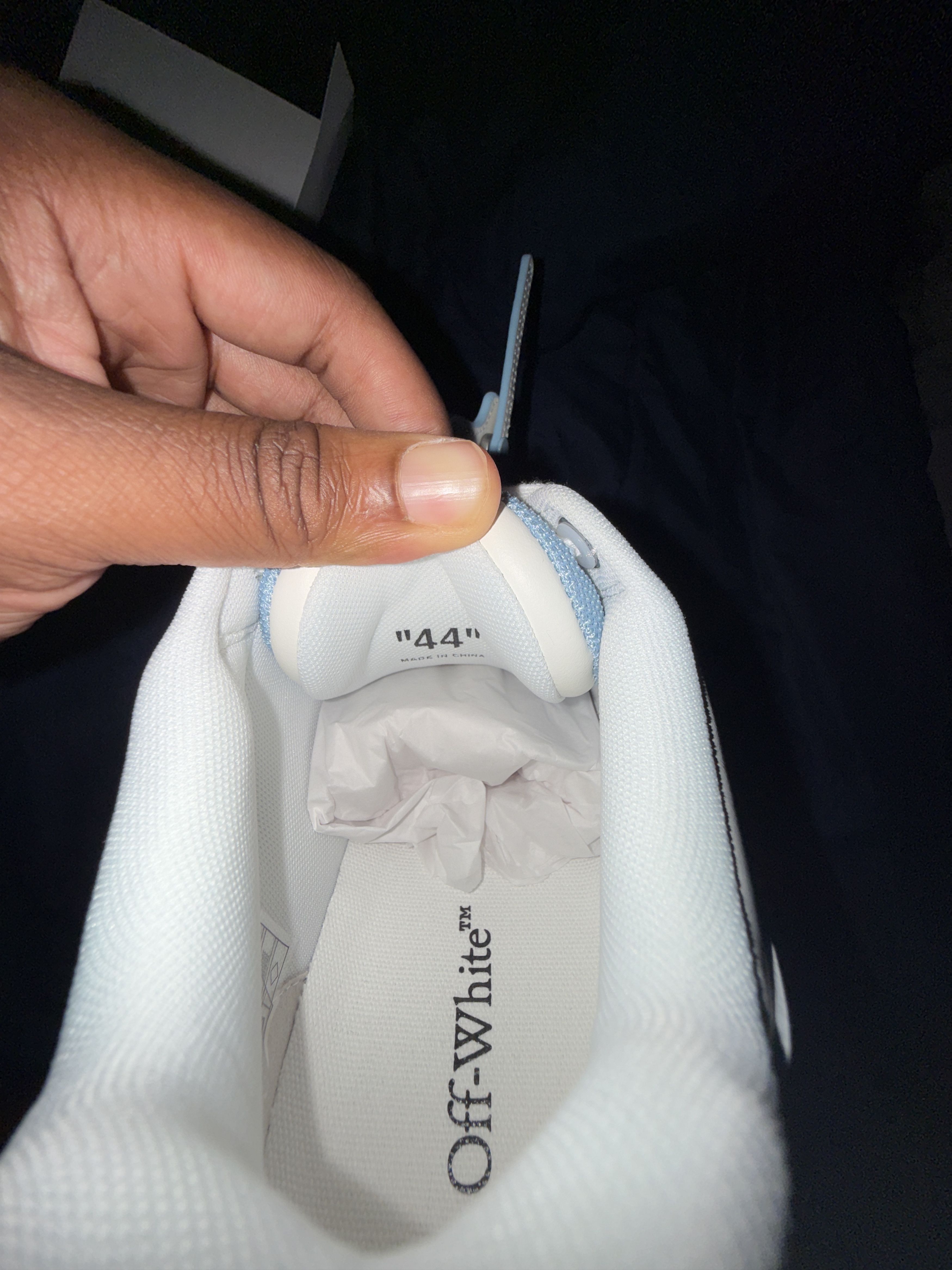 Off-White OFF-WHITE Out Of Office 00O Low Tops Light Blue White Size US 11 / EU 44 - 6 Thumbnail