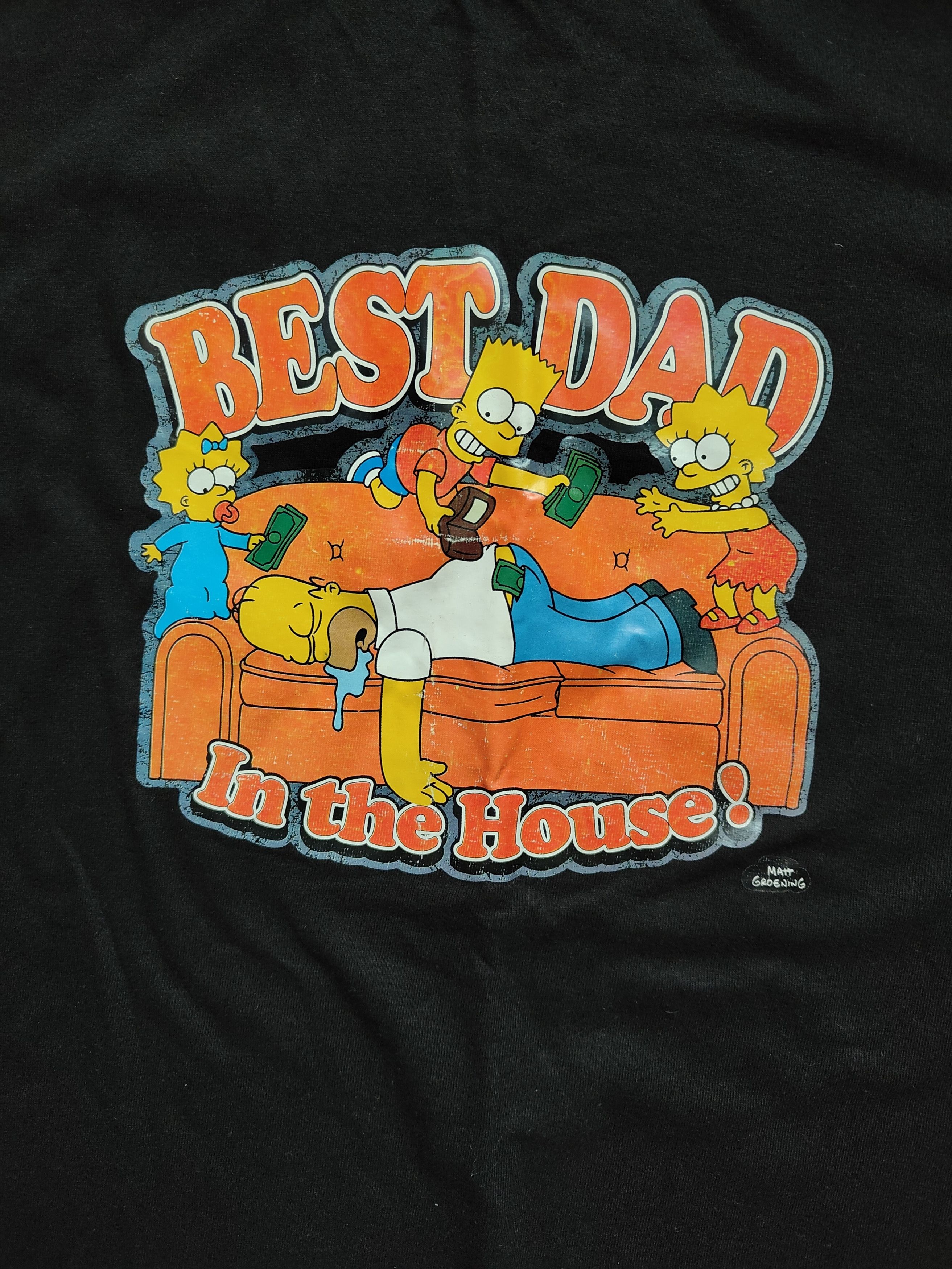 Fox Brothers × The Simpsons × Vintage Vintage The Simpsons 2006 T-shirt (Best Dad In The House) Size US S / EU 44-46 / 1 - 2 Thumbnail