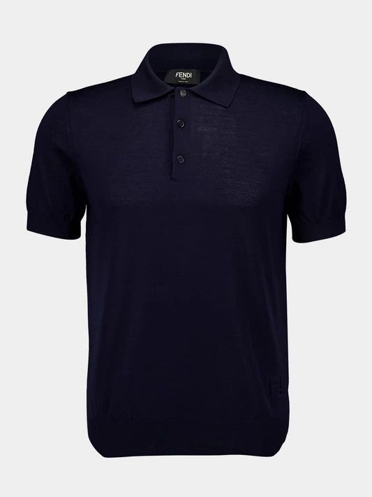Fendi o1s1wg110126 Polo Shirt in Blue Size US S / EU 44-46 / 1 - 1 Thumbnail