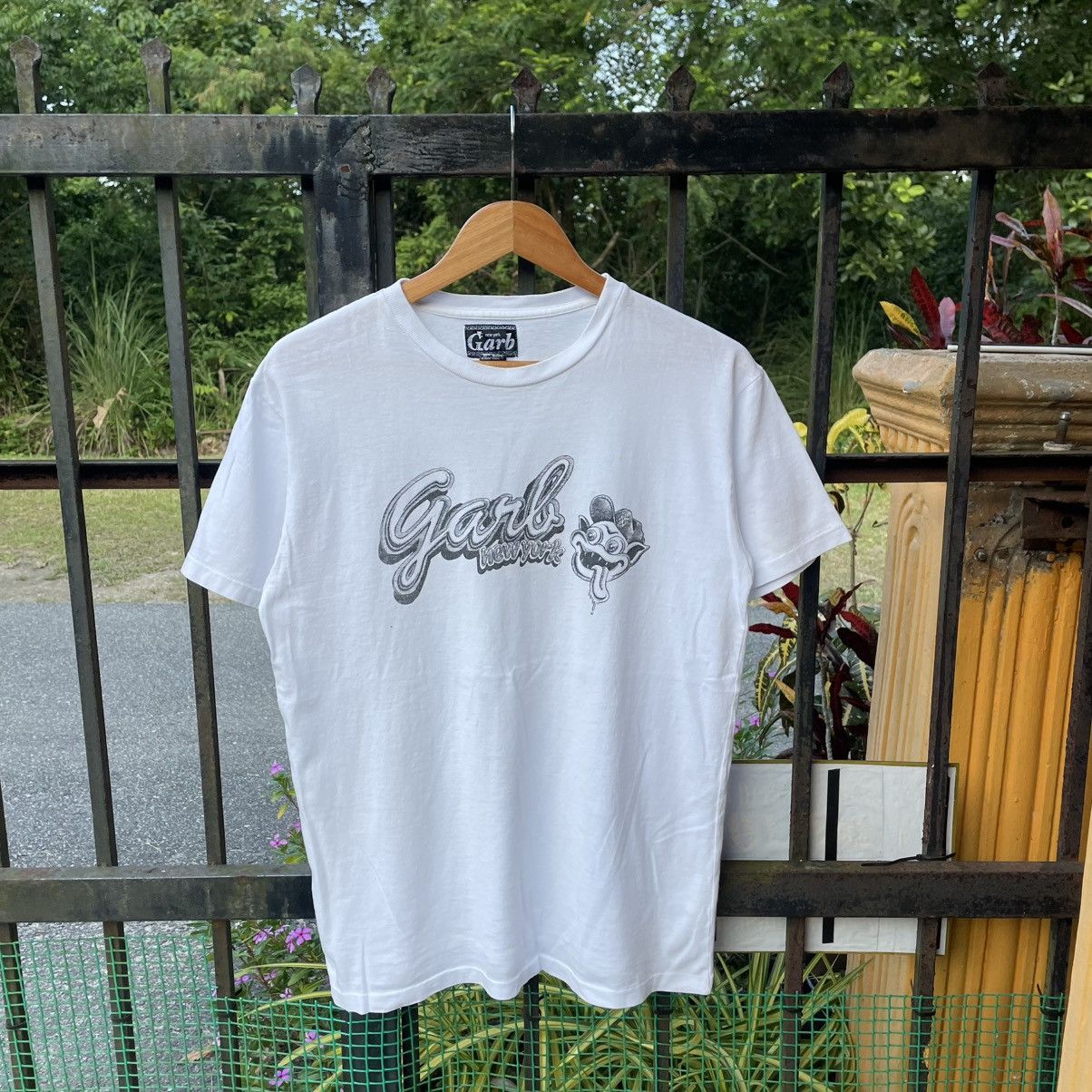 Other 🔥Vintage 90s Garb New York Big Logo Spellout Skate Tee Size US M / EU 48-50 / 2 - 1 Thumbnail