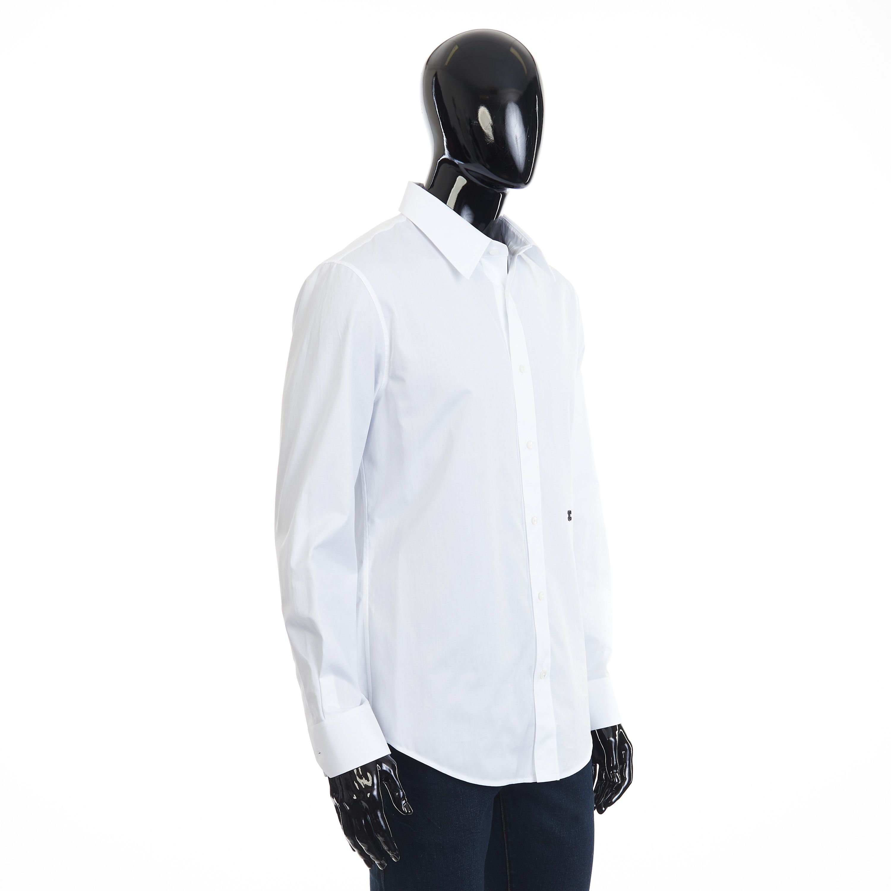 Celine Loose Drugstore Collar Shirt - Triomphe Embroidery Size US M / EU 48-50 / 2 - 7 Thumbnail