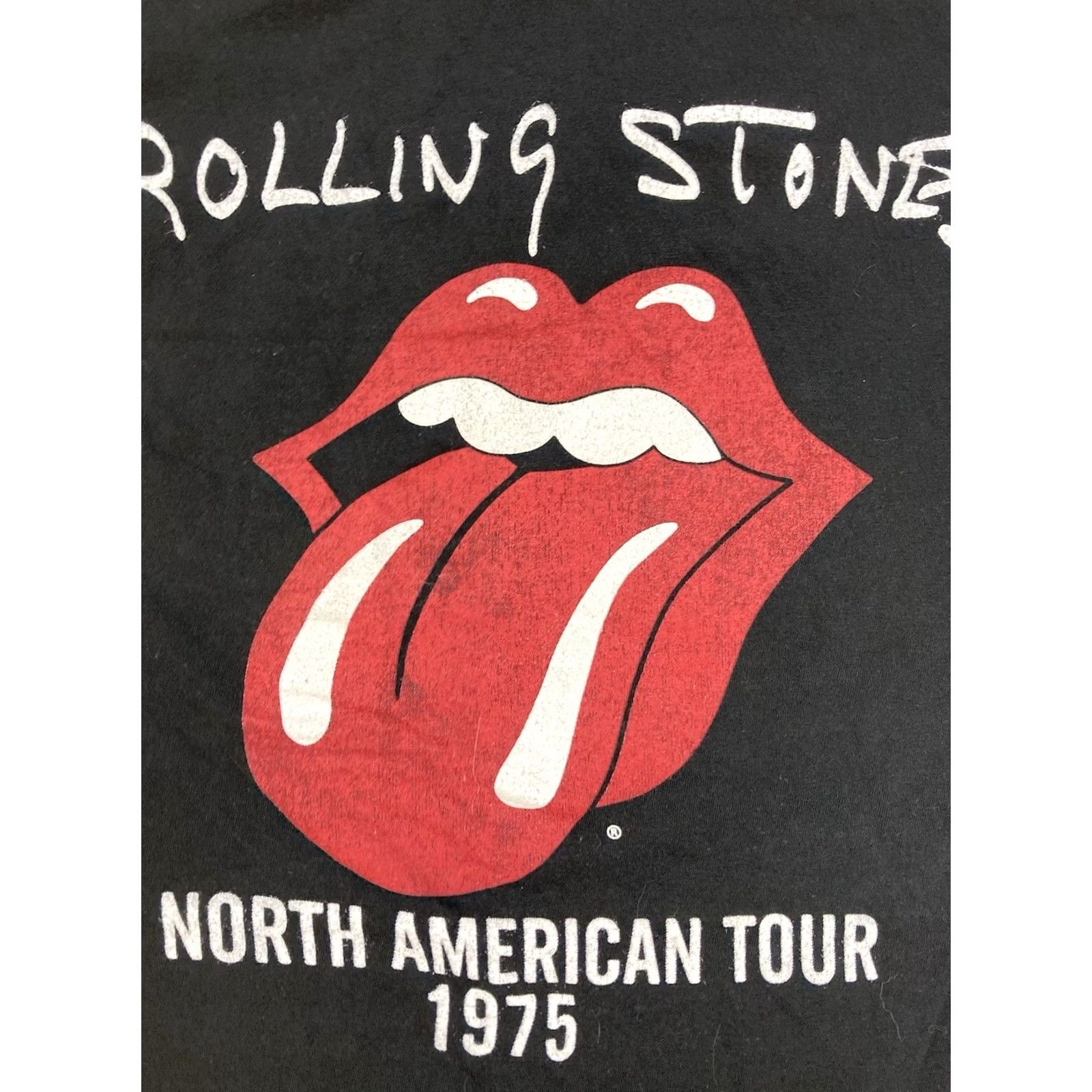 Vintage VINTAGE The Rolling Stones T-Shirt Women XL Black Music Band Size XL / US 12-14 / IT 48-50 - 2 Thumbnail