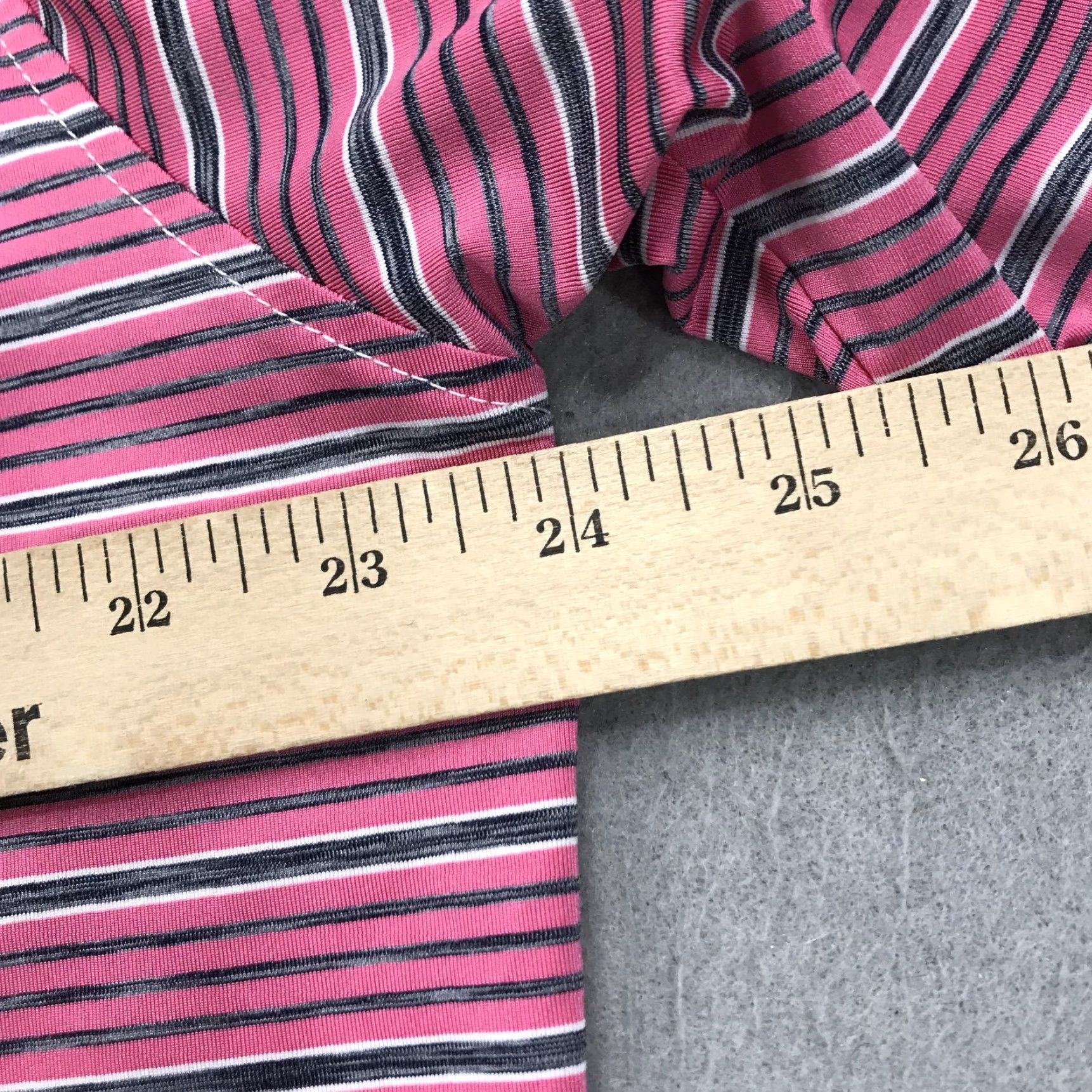 Footjoy FootJoy Polo Shirt Mens Large Pink Striped Logo Golf Shirt Size US L / EU 52-54 / 3 - 7 Thumbnail