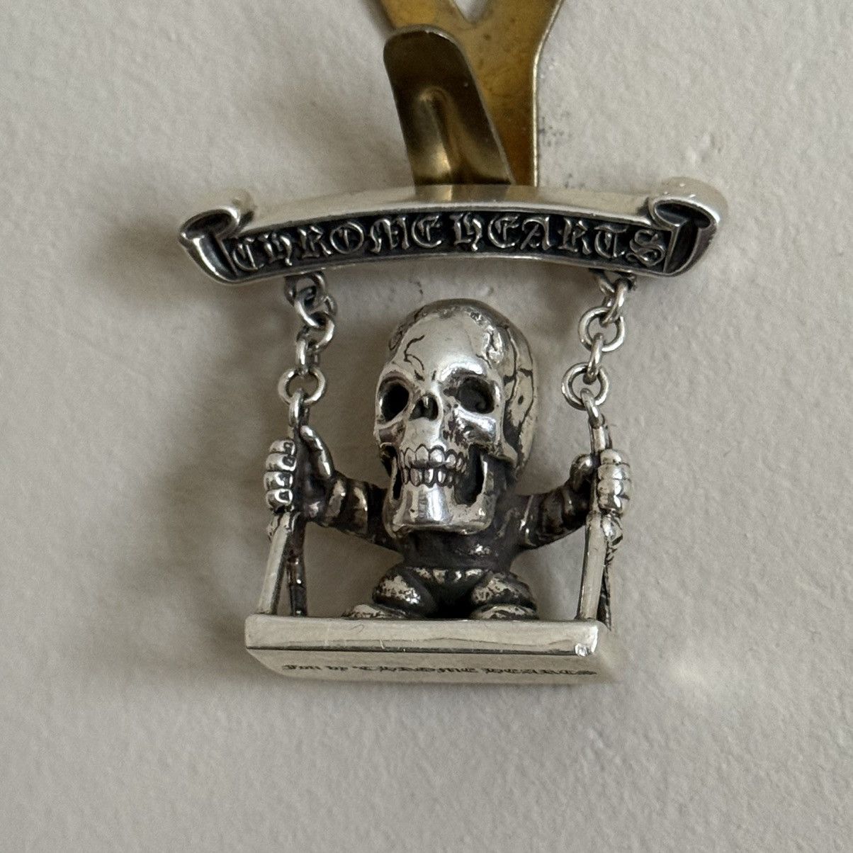 Chrome Hearts RARE Chrome Hearts Collector Foti Swing ‘Swinger’ Pin Size ONE SIZE - 6 Thumbnail