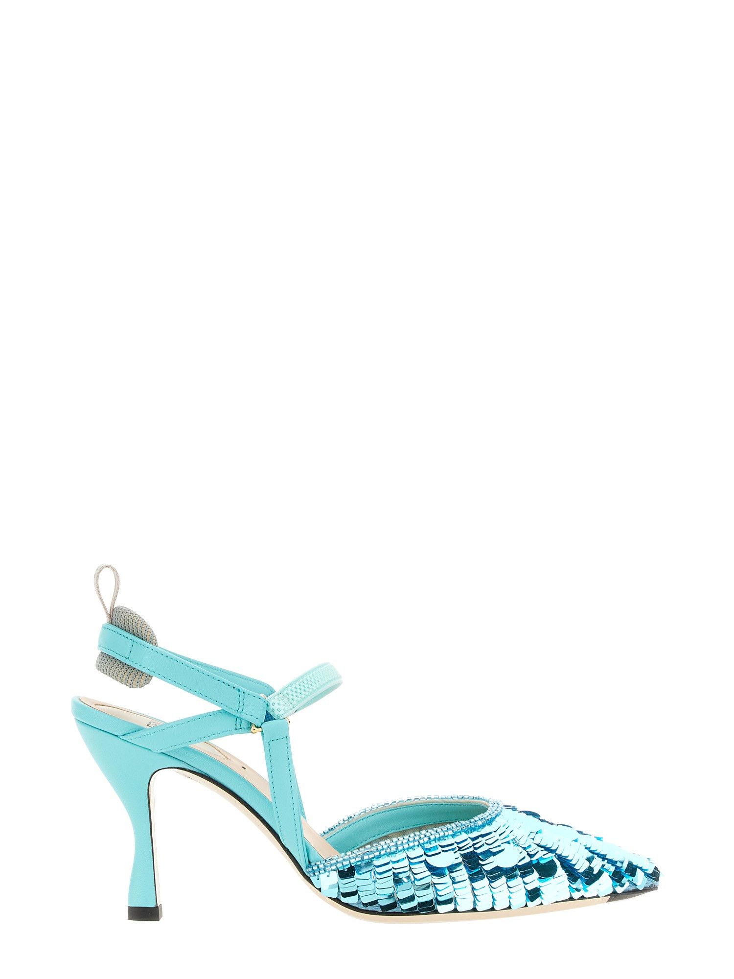Fendi o1loc1c0824 Colibri in Blue Size US 7 / IT 37 - 1 Thumbnail