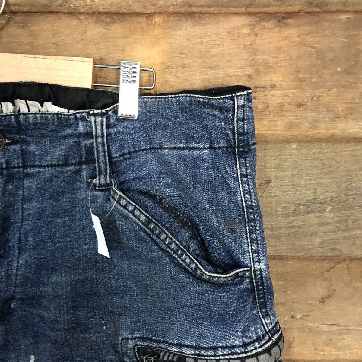 Hummel Hummer Blue Cargo Multipocket tactical denim Pants #7379 Size US 34 / EU 50 - 5 Thumbnail