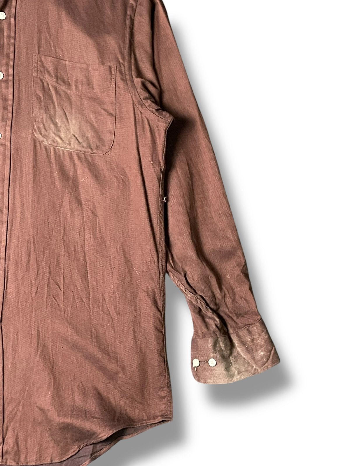 Japanese Brand Henryk Anderson Brand Button Up Shirt (58) Size US M / EU 48-50 / 2 - 2 Thumbnail
