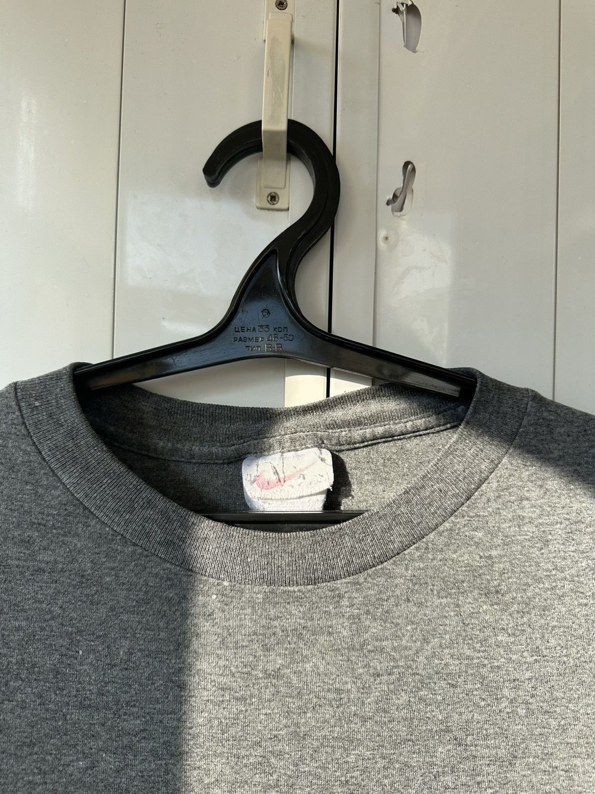 Nike Vintage Nike Oversize T-shirt Black Swoosh Size US XL / EU 56 / 4 - 8 Thumbnail