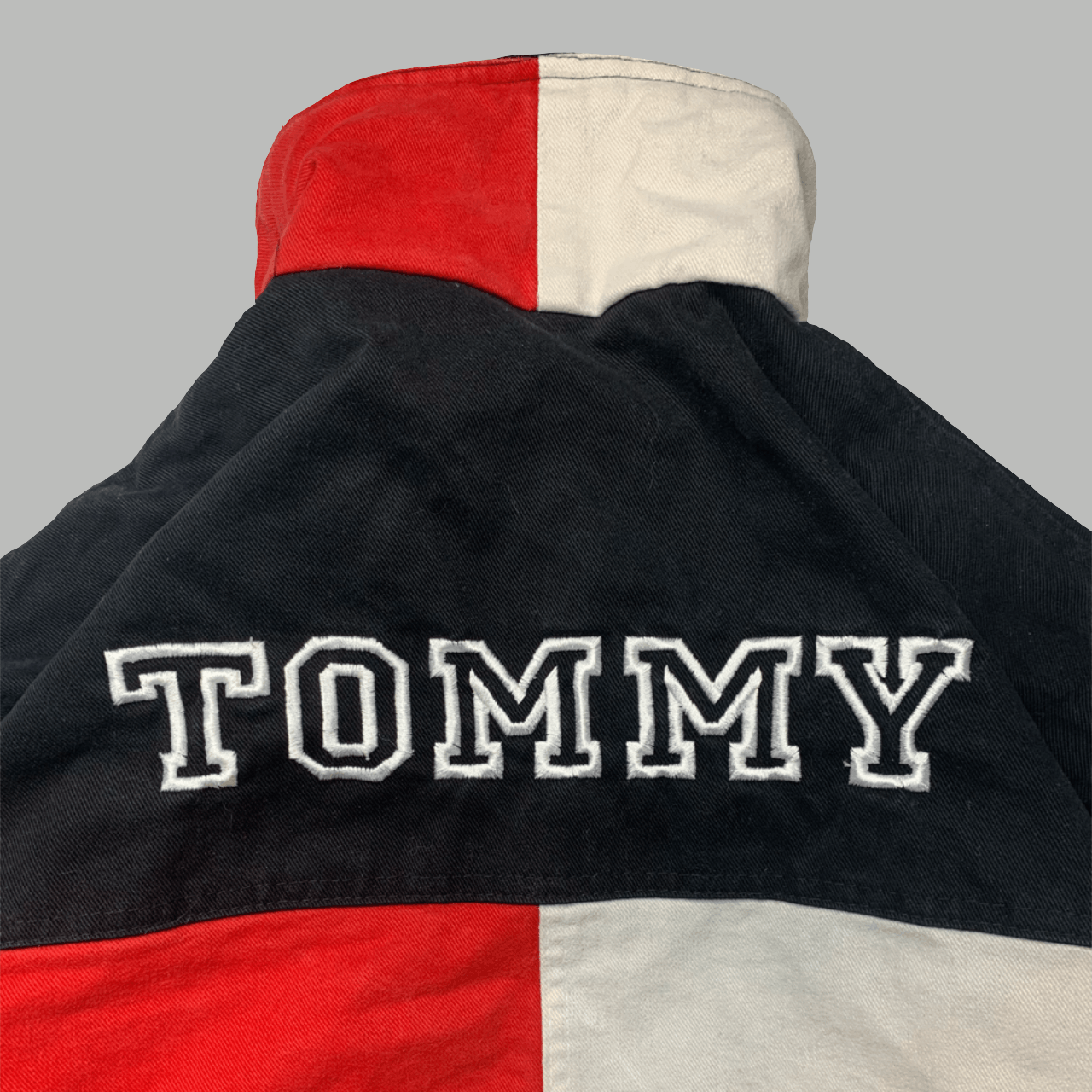 Tommy Hilfiger × Vintage 1/1 Unique Vintage BOOTLEG OG Tommy Hilfiger spellout jacket Size US XXL / EU 58 / 5 - 4 Thumbnail