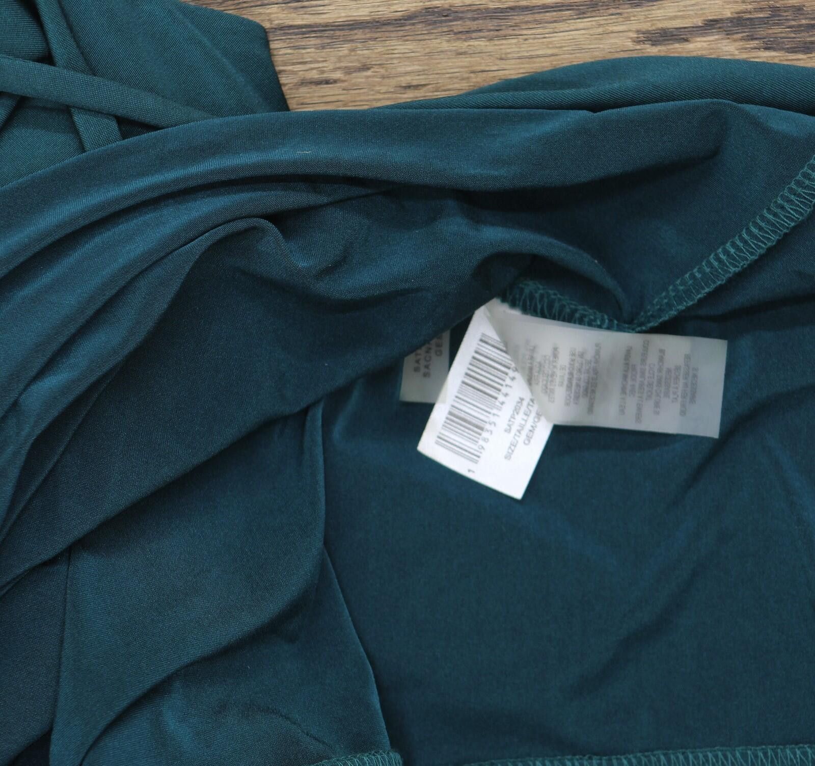 Signal Sport Nwt Siena Cowlneck Bodycon Dress Satp2034 Gem Blue Green 4 Size S / US 4 / IT 40 - 6 Thumbnail