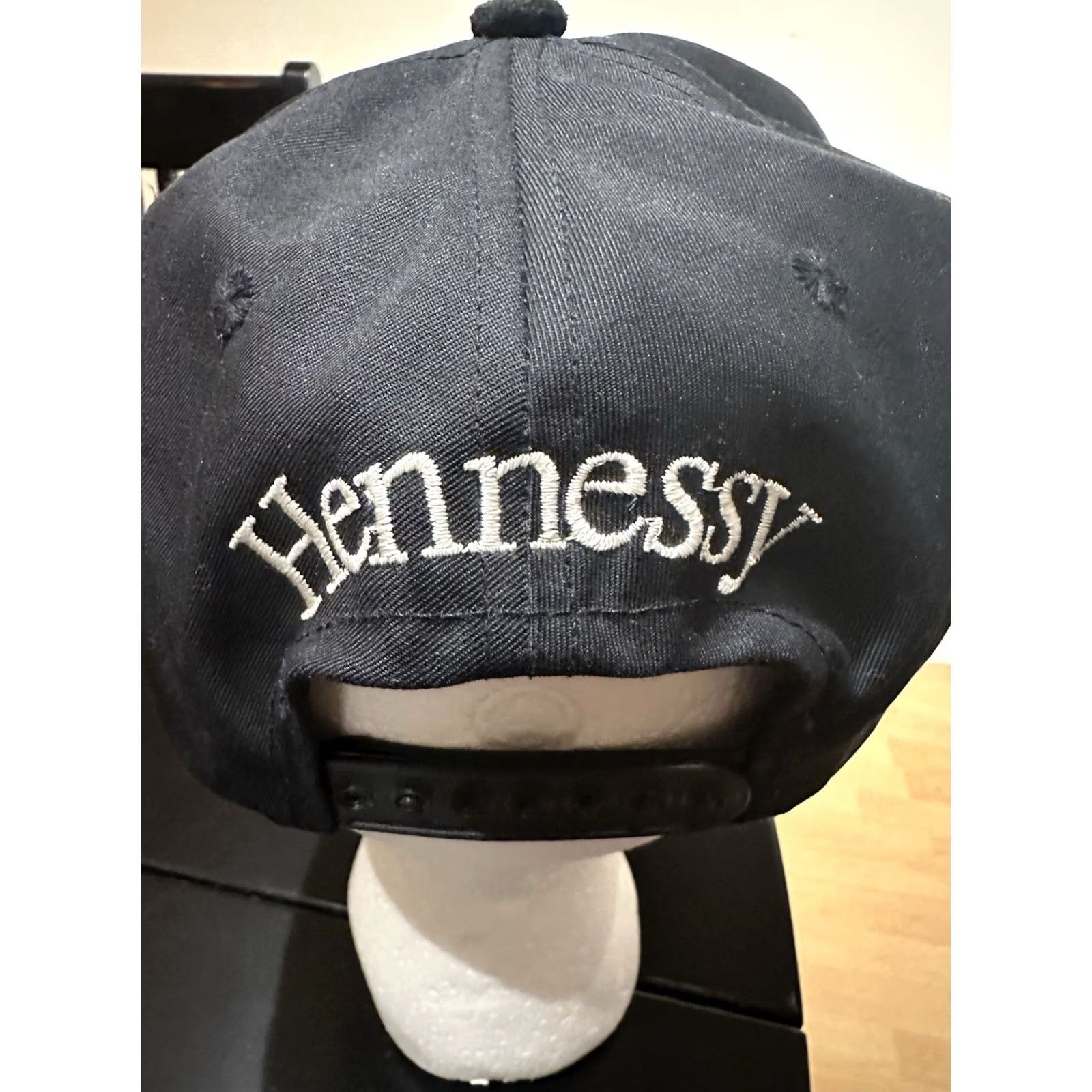 Vintage VINTAGE Hennessy Cognac Martini Hat Cap 90s Suede Brim SnapBack RARE Black Promo Size ONE SIZE - 6 Thumbnail