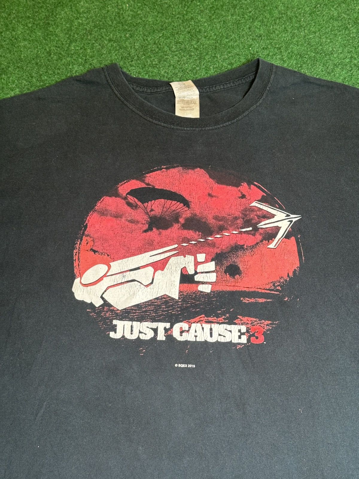 Gildan Just Cause 3 Video Game Promo Mens 4XL T Shirt Size US XXL / EU 58 / 5 - 2 Thumbnail