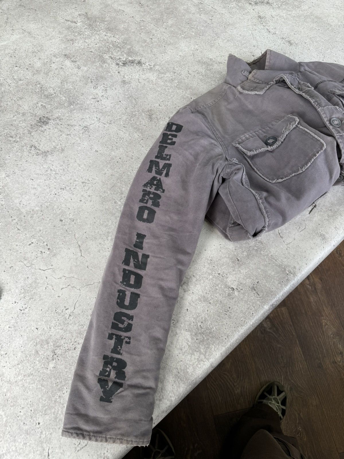 If Six Was Nine × Japanese Brand × Junya Watanabe Vintage Distressed Cargo Junya Watanabe Style Jacket Size US XL / EU 56 / 4 - 5 Thumbnail