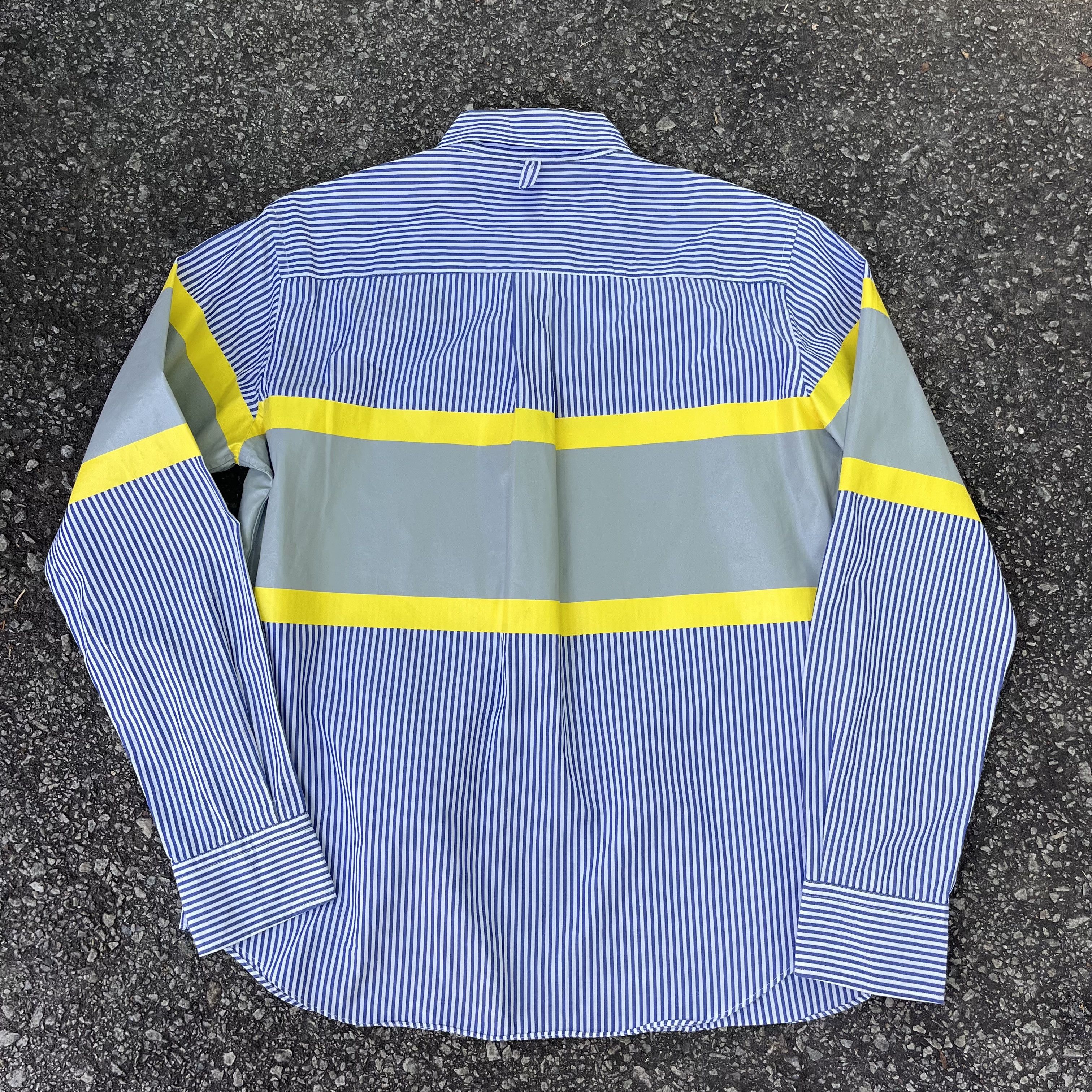 Japanese Brand Habanos striped recontructed button up Size US S / EU 44-46 / 1 - 9 Thumbnail