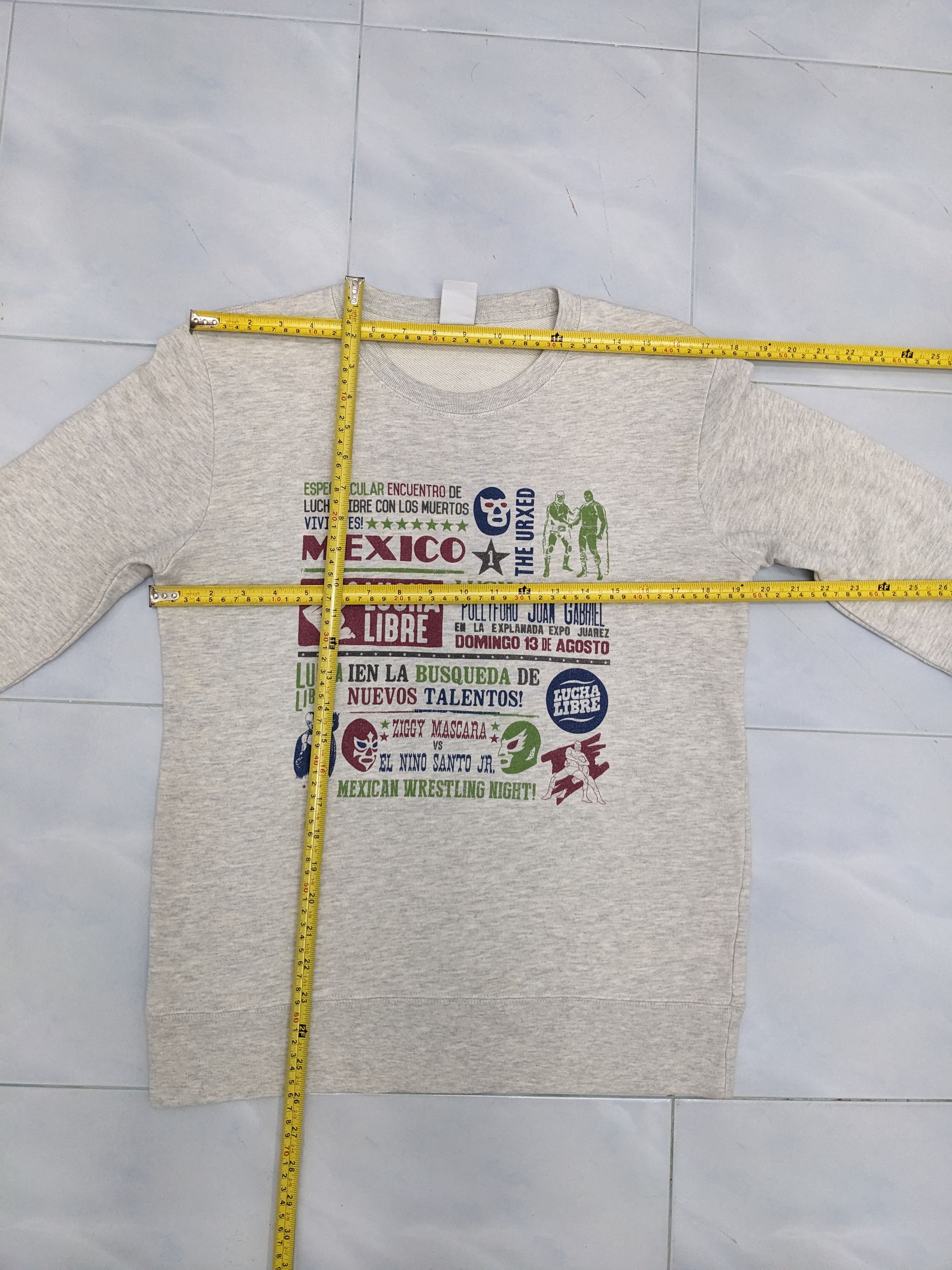 Japanese Brand Mexican Wrestling Night Lucha Libre Mexico Sweatshirt Size US M / EU 48-50 / 2 - 8 Thumbnail
