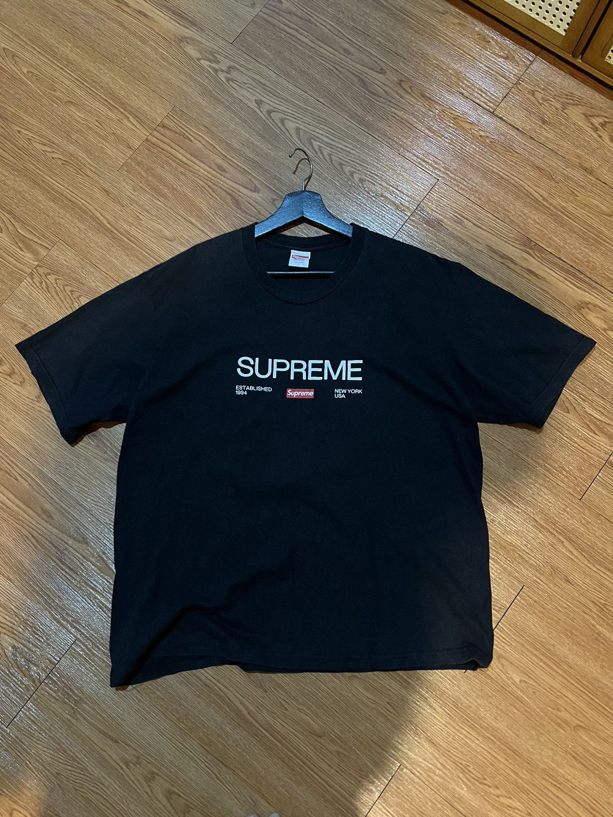 新品 21FW Supreme Est.1994 Tee Black S 中古・古着通販】Supreme (シュプリーム) Est. 1994 Tee 21FW