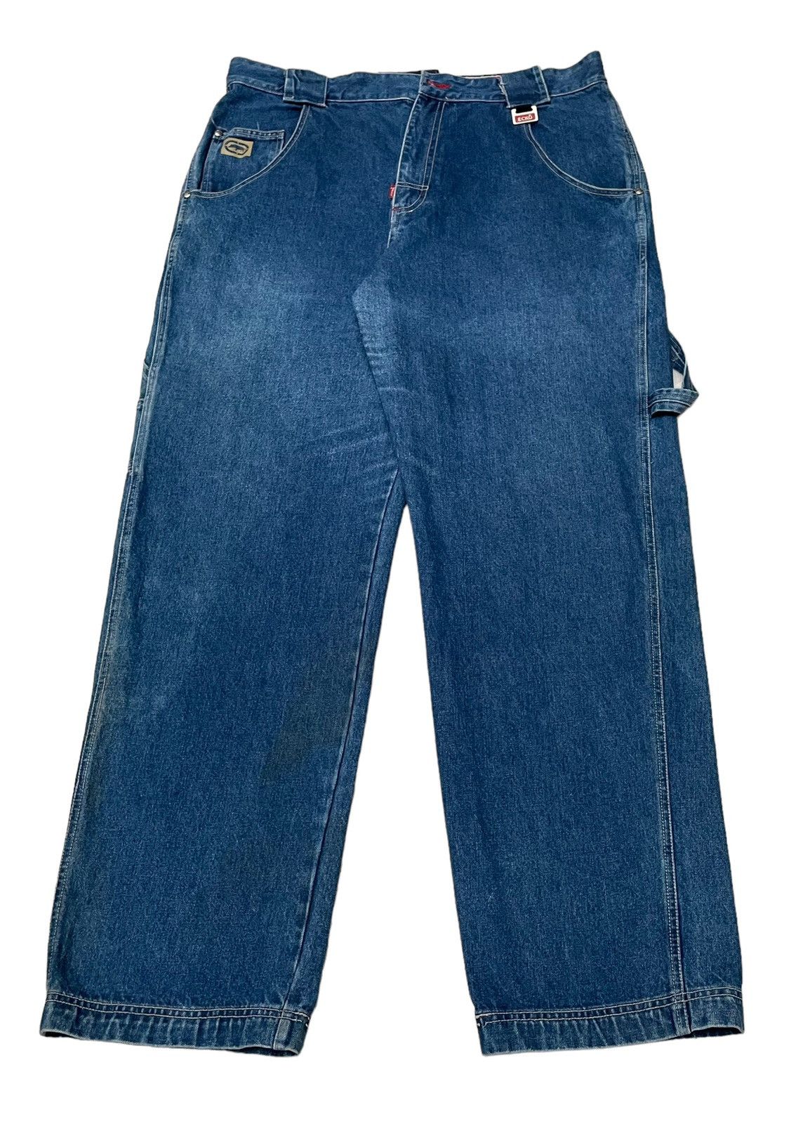 image of Vintage Brand The Ecko Unltd Baggy Jeans Hip Hop 1990S in Denim, Men's (Size 37)