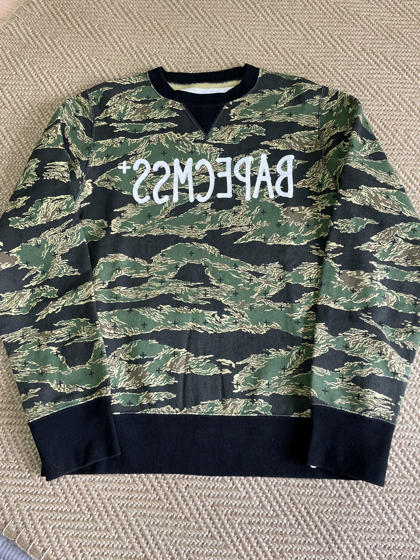 Bape BAPE X CMSS Tiger Camo Crewneck S Near New 2x Size US S / EU 44-46 / 1 - 1 Thumbnail