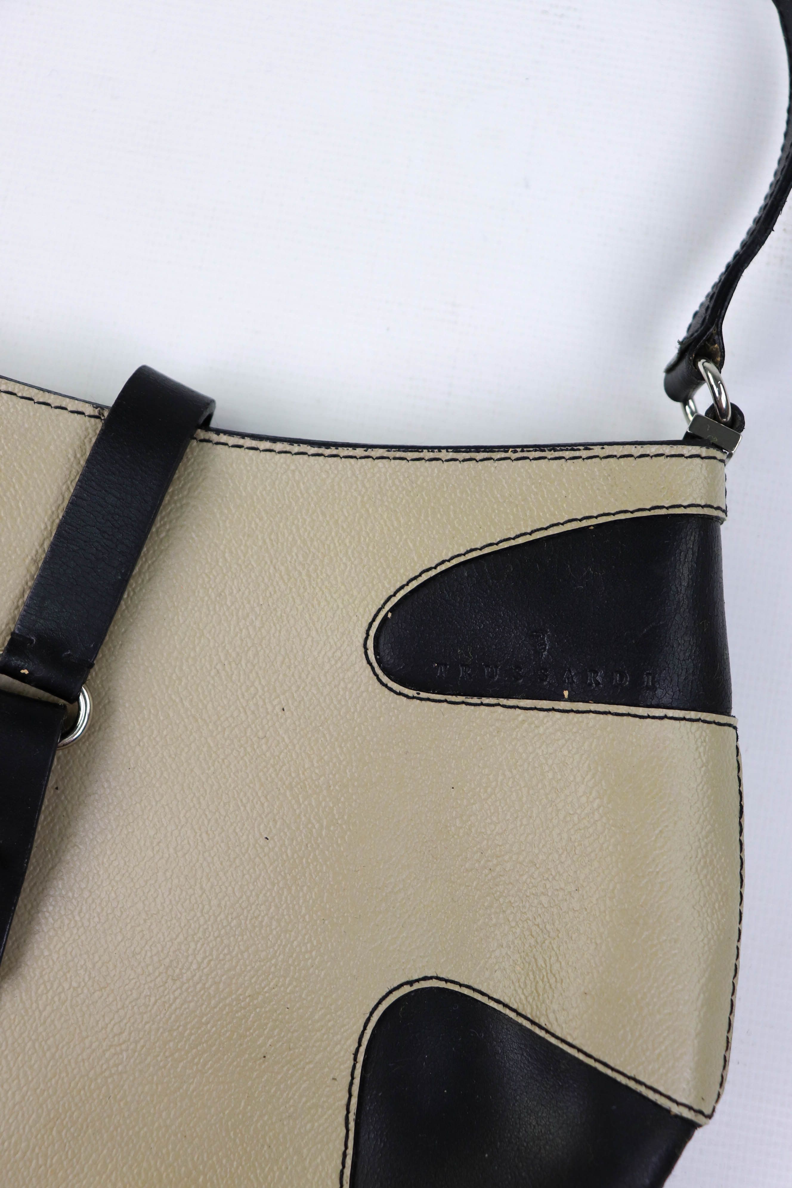 Vintage Trussardi Made in Italy Mini Leather Shoulder Bag