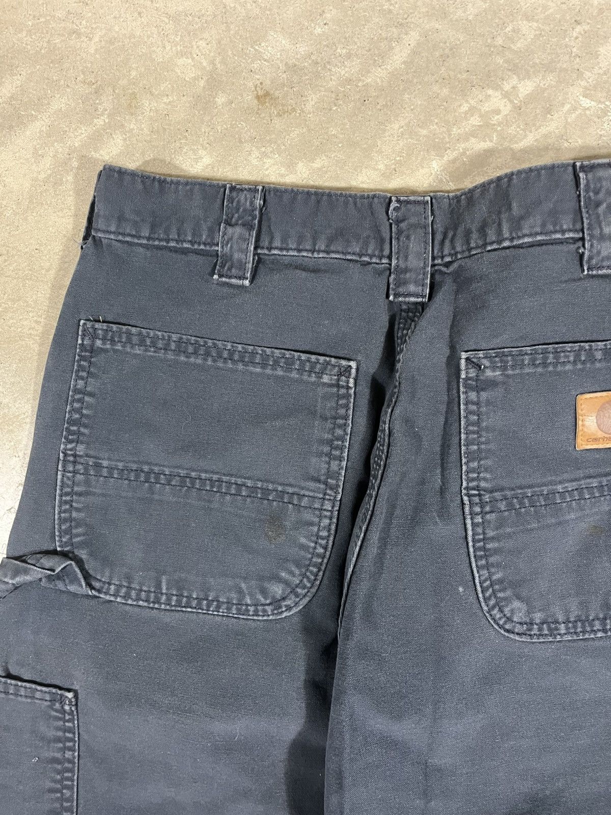 Carhartt Carhartt B151 NVY Work Pants Faded Navy Blue Size US 32 / EU 48 - 6 Thumbnail