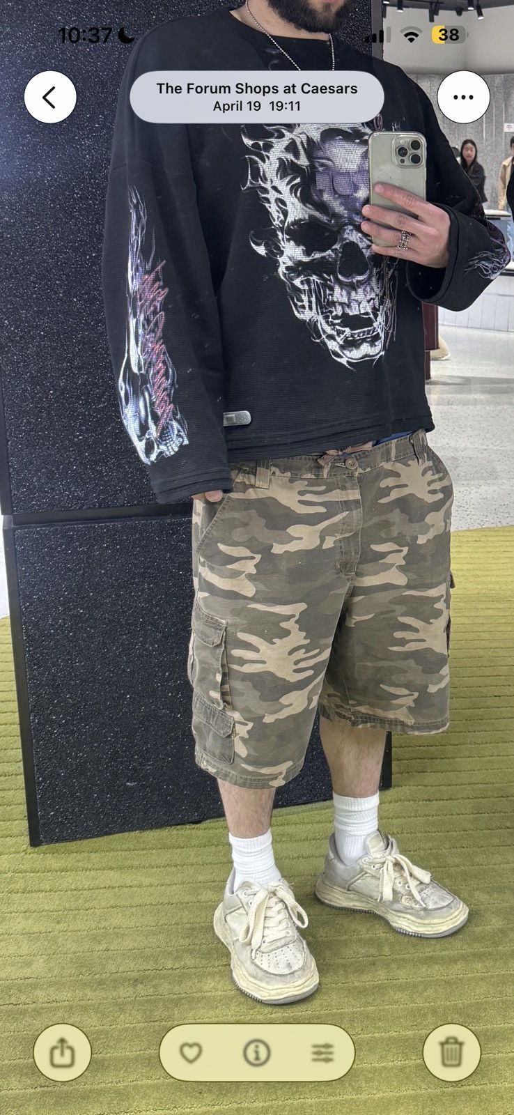 PDF PDF Channel Skull Longsleeve // Black Size US M / EU 48-50 / 2 - 4 Thumbnail