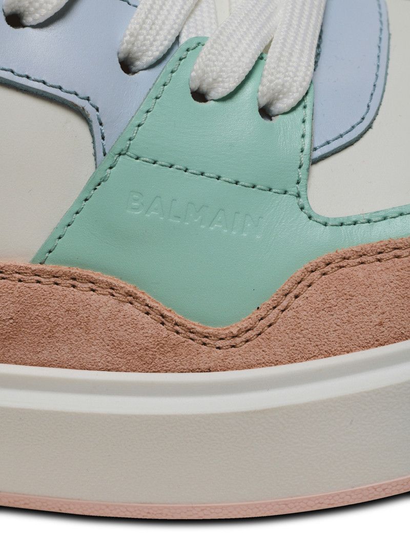 Balmain o1s1wg111225 B-Court Panelled Sneakers in Multicolor Size US 5 / IT 35 - 8 Thumbnail