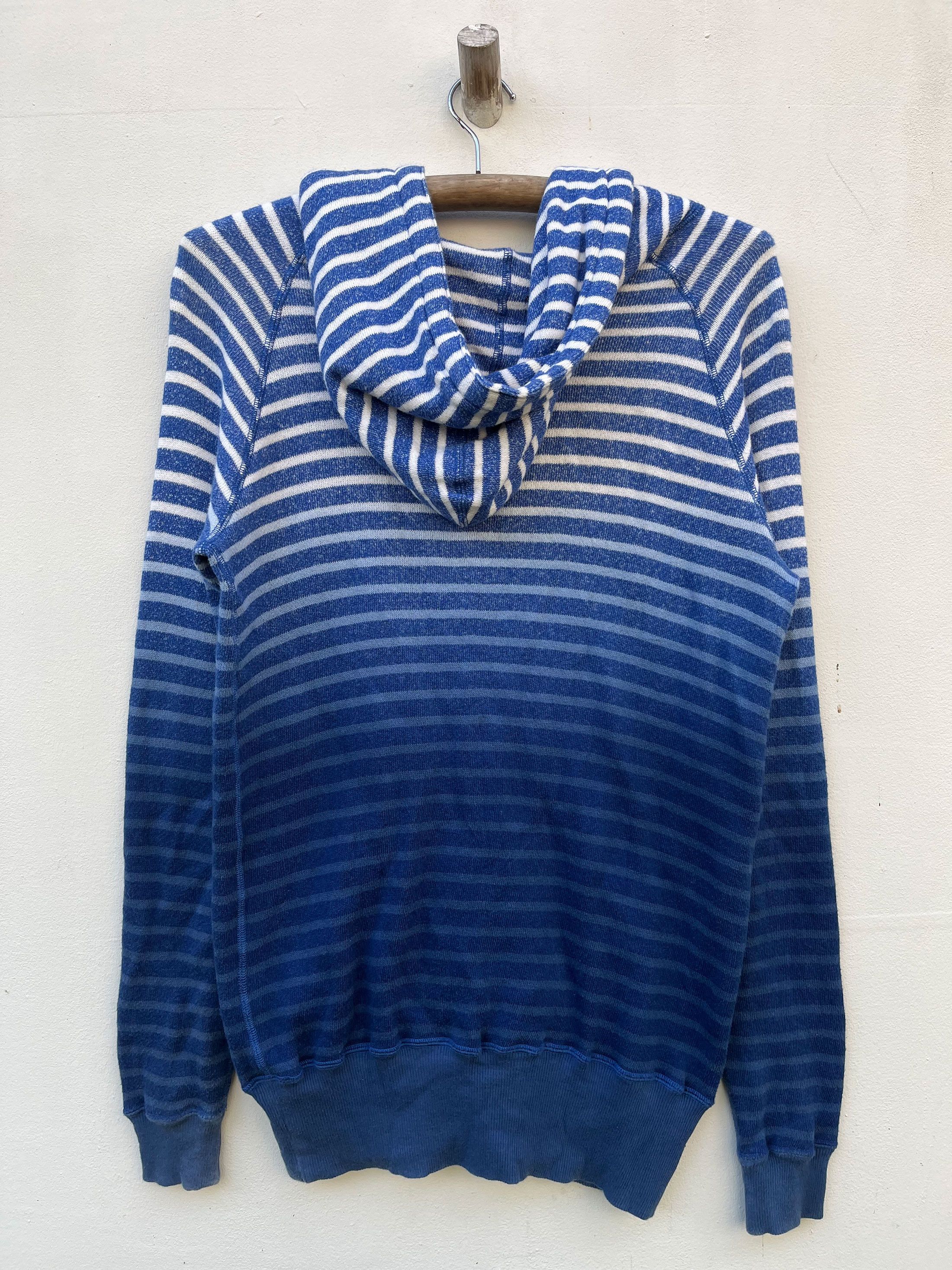 Designer × Japanese Brand 12LBS Made in Japan V Room Gradient Sweater Zipper Size US S / EU 44-46 / 1 - 5 Thumbnail