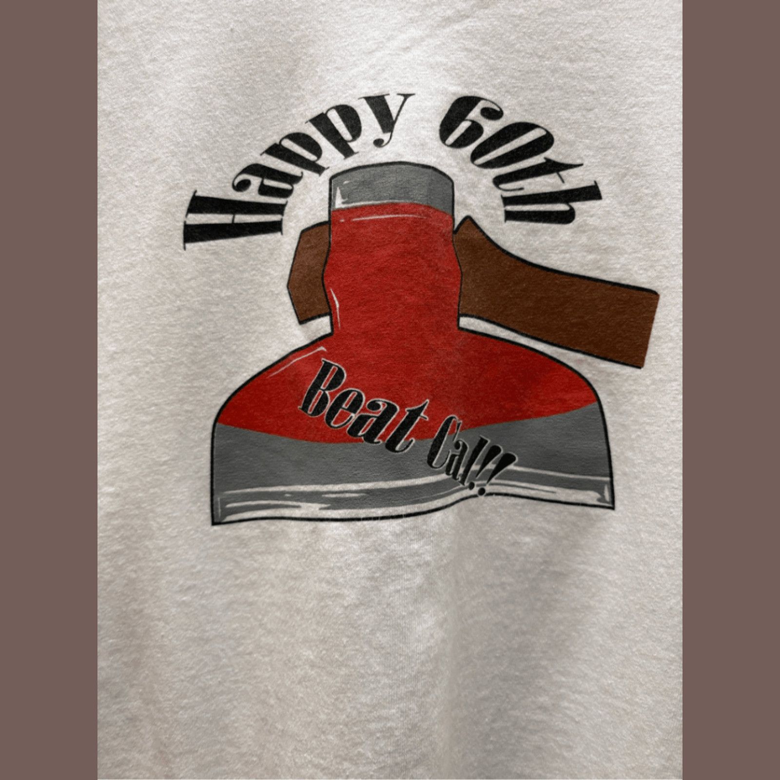 Anvil VTG Rivalry Tee Anvil Beat Cal Axe Graphic 2000s Spiritwear Size US M / EU 48-50 / 2 - 3 Thumbnail