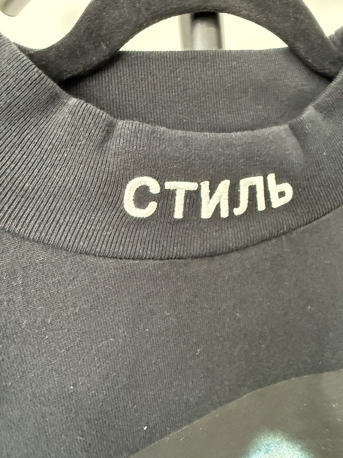 Heron Preston Heron Preston Black Tshirt Size US M / EU 48-50 / 2 - 6 Thumbnail