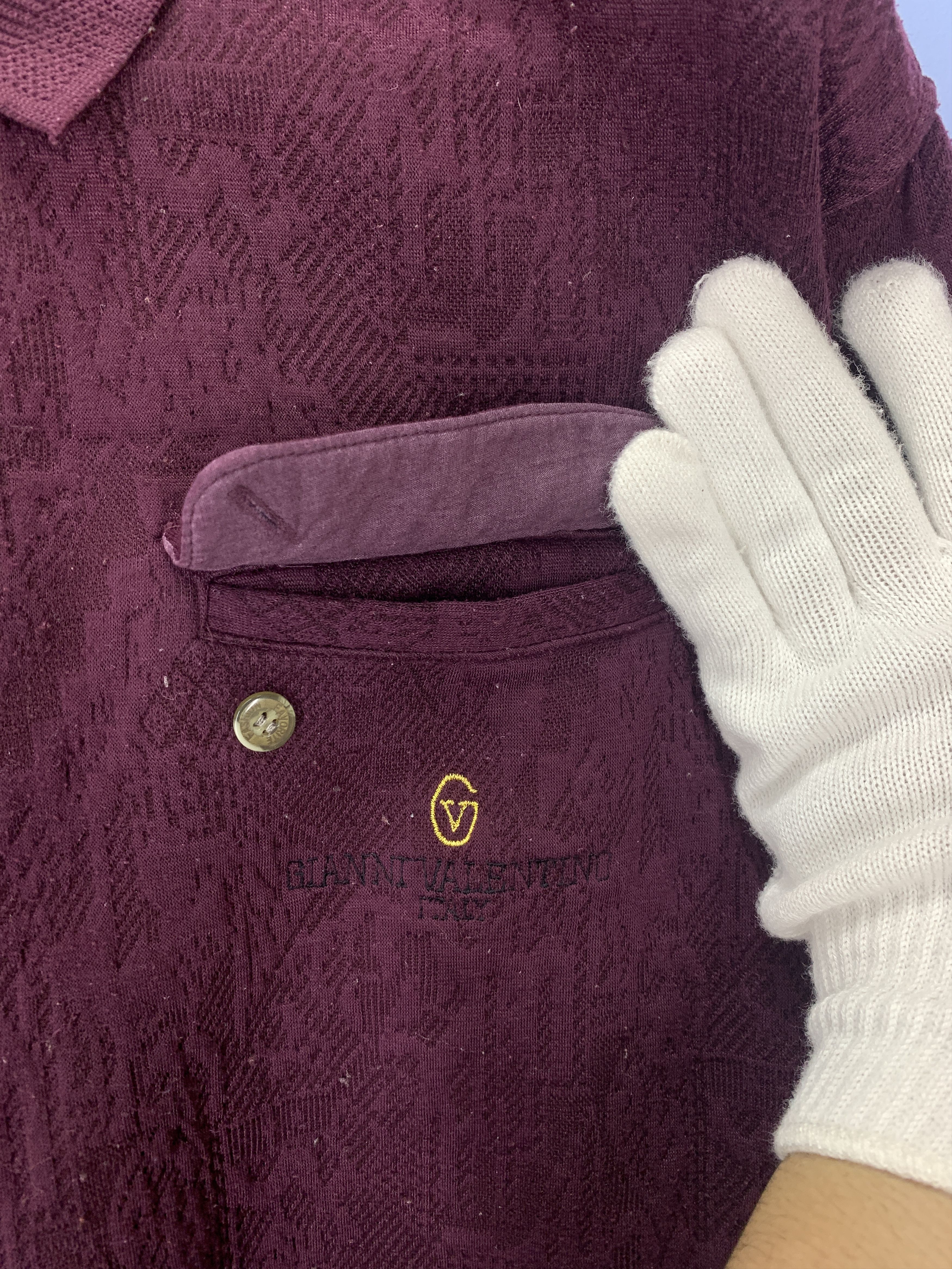Gianni Valentino Vintage GIANNI VALENTINO Single Pocket Sweatshirt #2278/23 Size US M / EU 48-50 / 2 - 3 Thumbnail