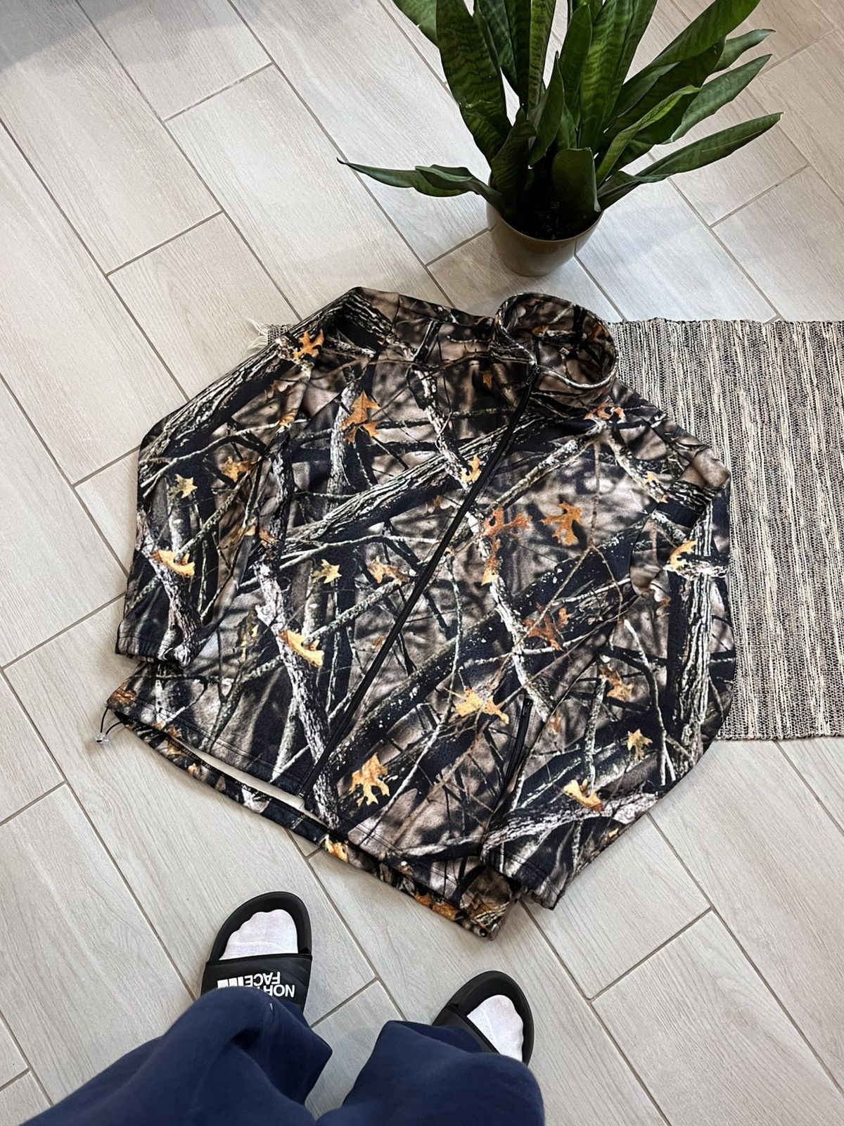Realtree × Vintage Vintage RealTree Fleece sweatshirt workwear Jacket hype Size US XL / EU 56 / 4 - 1 Thumbnail