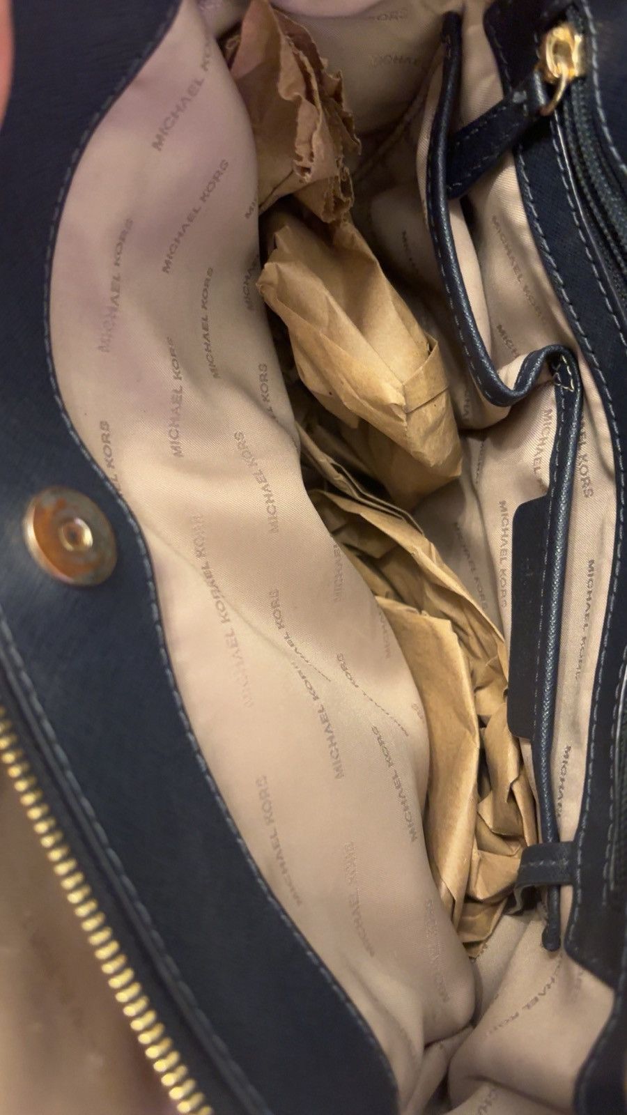Michael Kors Navy Blue Michael Kors tote Size ONE SIZE - 5 Thumbnail