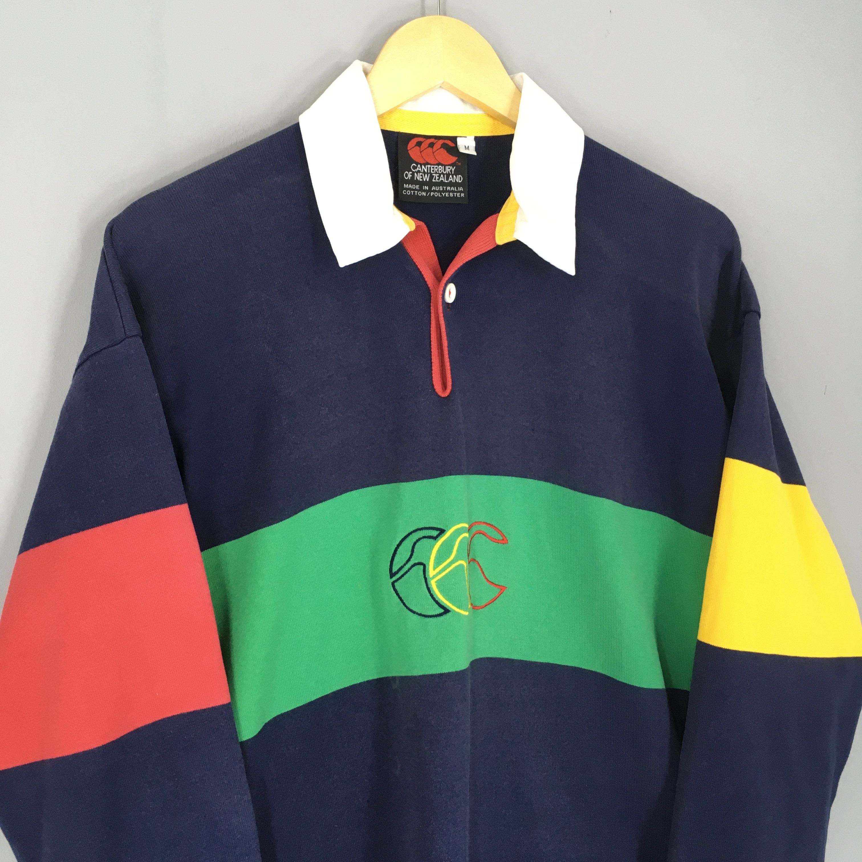 Canterbury of New Zealand Vintage Canterbury Of New Zealand Striped Rugby Shirt Medium Size US M / EU 48-50 / 2 - 4 Thumbnail