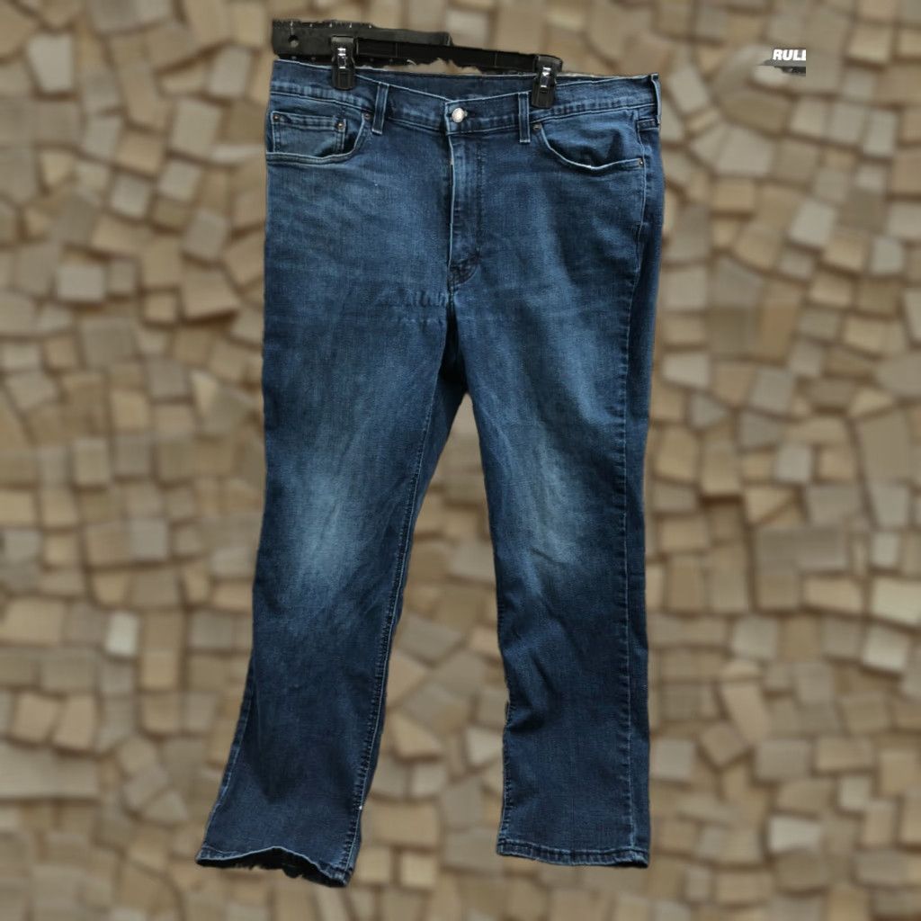 Levi's Levi's 541 Athletic Taper Jeans Size 38x32 Mens Mid Rise Medium Wash Blue Jeans Distressed No Authentic N/A Size US 38 / EU 54 - 1 Thumbnail