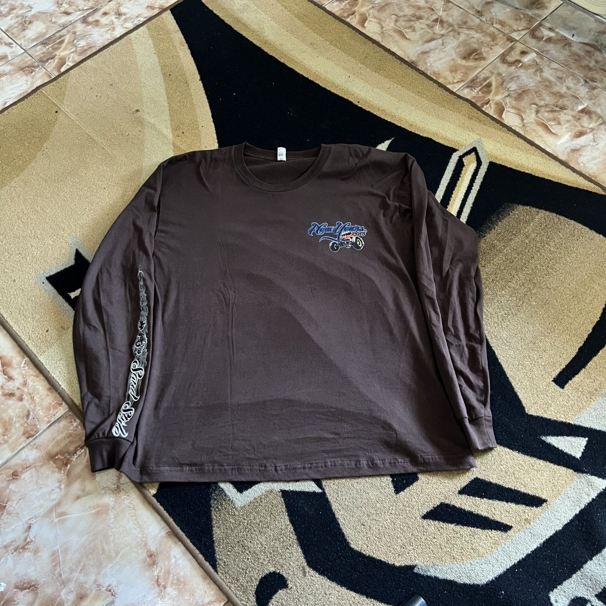 American Apparel Long Slevee New Years Sand Driver 2010 🤎 Size US L / EU 52-54 / 3 - 2 Thumbnail