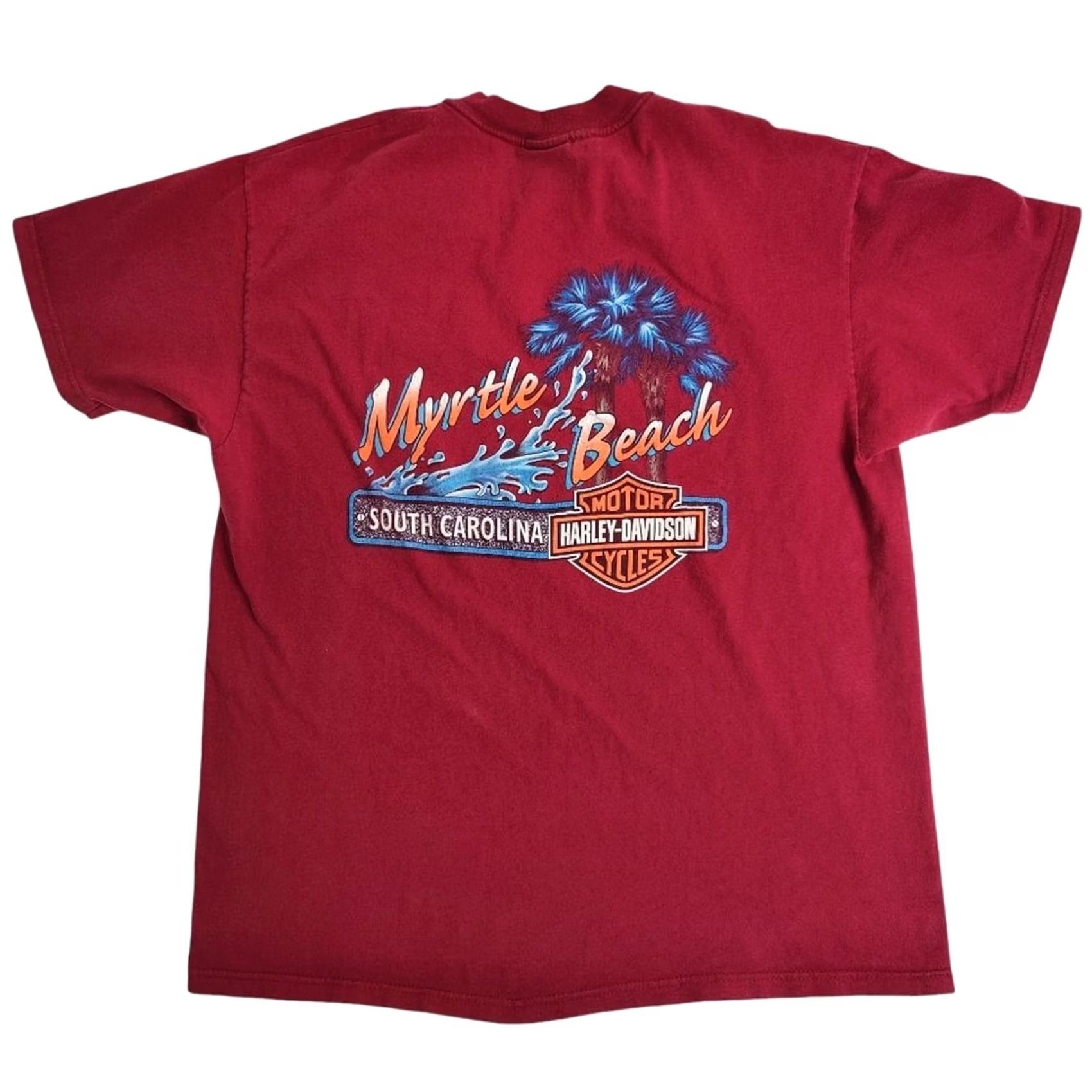 Harley Davidson VINTAGE Harley-Davidson Myrtle Beach Shirt Red Eagle Born Free L Shirt Mens Red Eagle Born Free Myrtle Beach Shirt Harley-Davidson L Shirt Mens Size US L / EU 52-54 / 3 - 2 Thumbnail