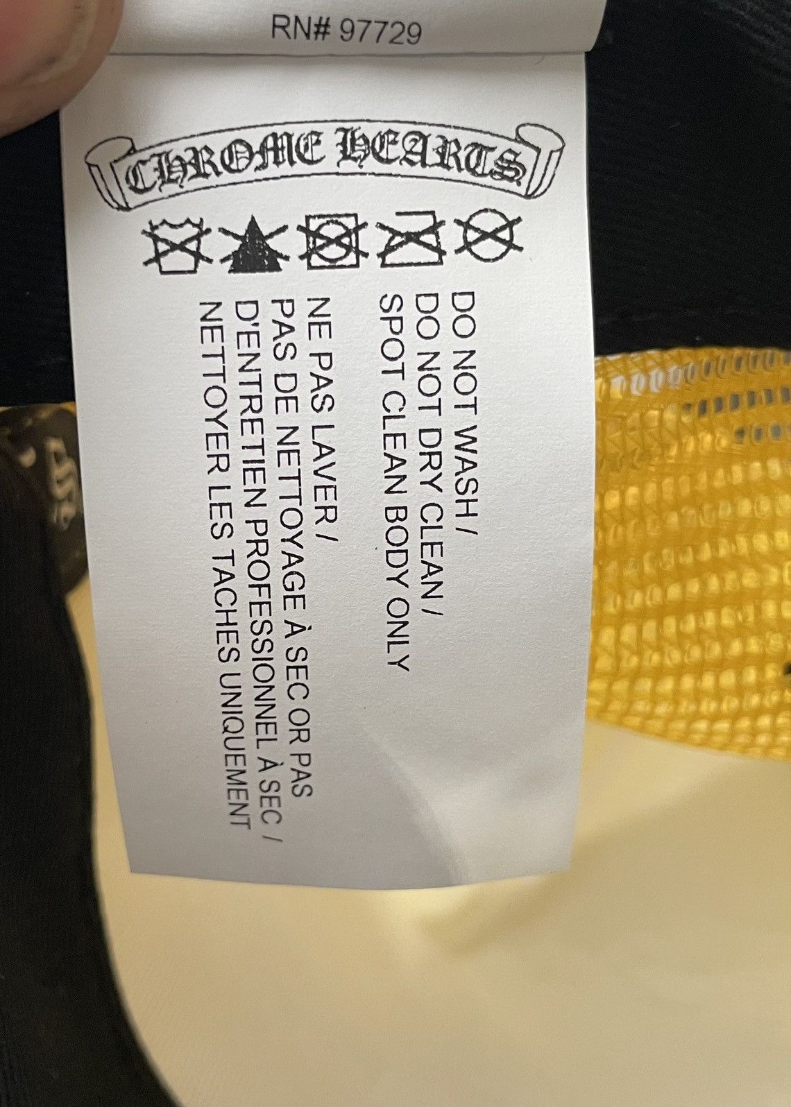 Chrome Hearts Chrome Hearts Camo Cemetery Trucker Hat Yellow Size ONE SIZE - 10 Thumbnail
