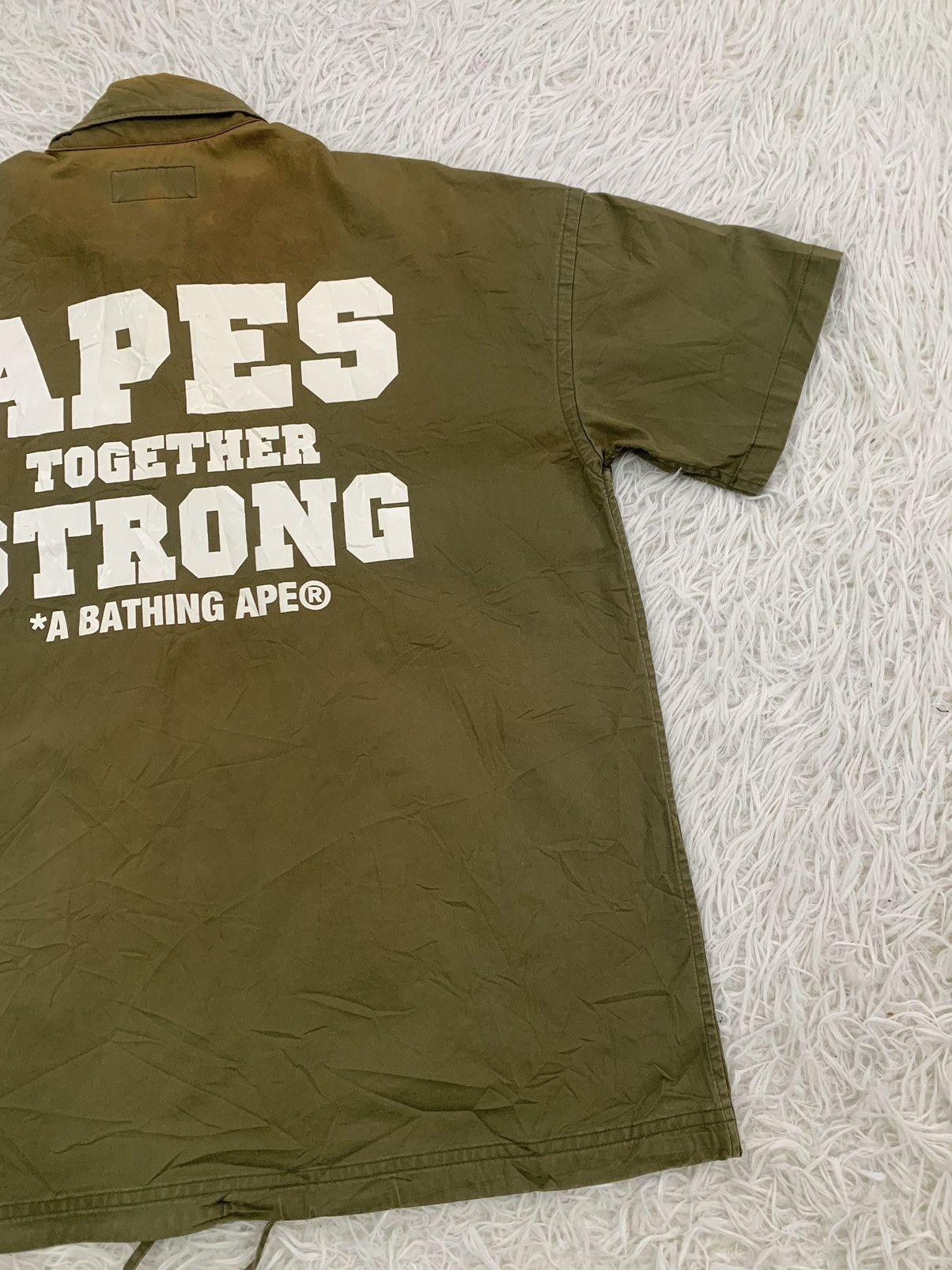 Bape Vintage BAPE Collar Tee Size US M / EU 48-50 / 2 - 9 Thumbnail