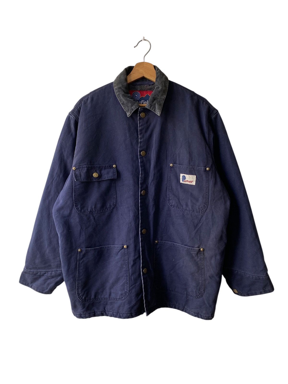 Penfield × Vintage Vintage 90s Penfield Chore Jacket Lining Workwear Size US L / EU 52-54 / 3 - 2 Thumbnail